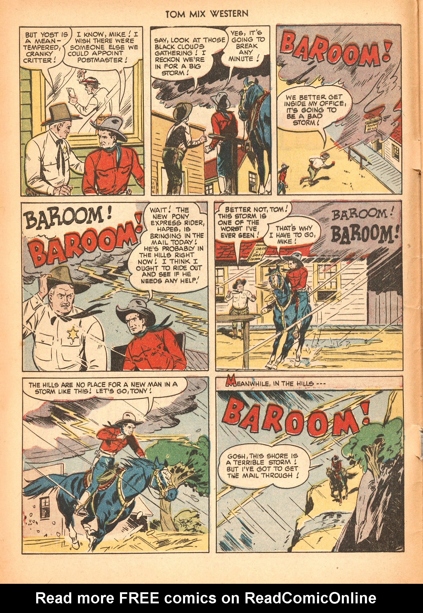 Read online Tom Mix Western (1948) comic -  Issue #40 - 4