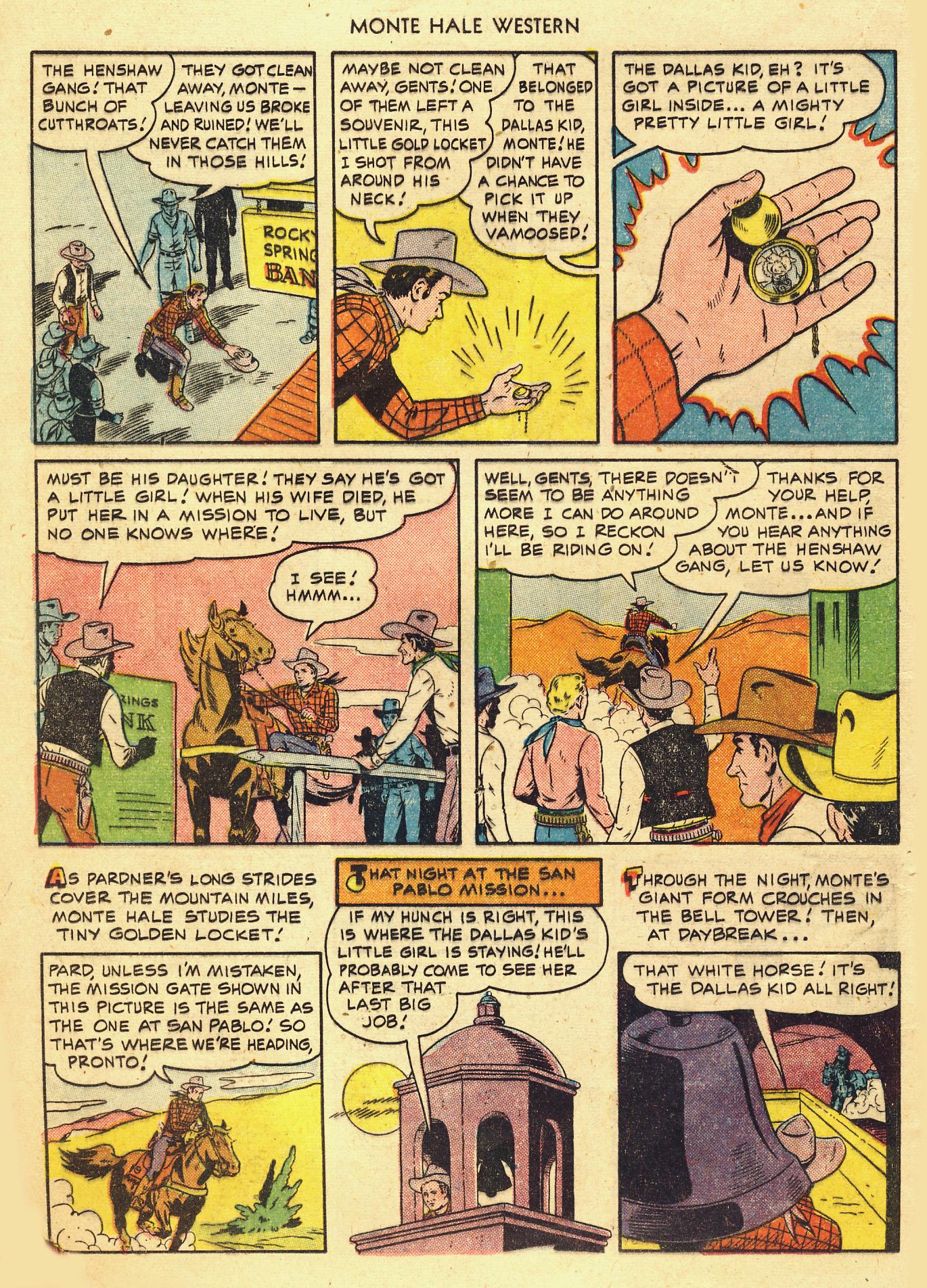 Read online Monte Hale Western comic -  Issue #53 - 19
