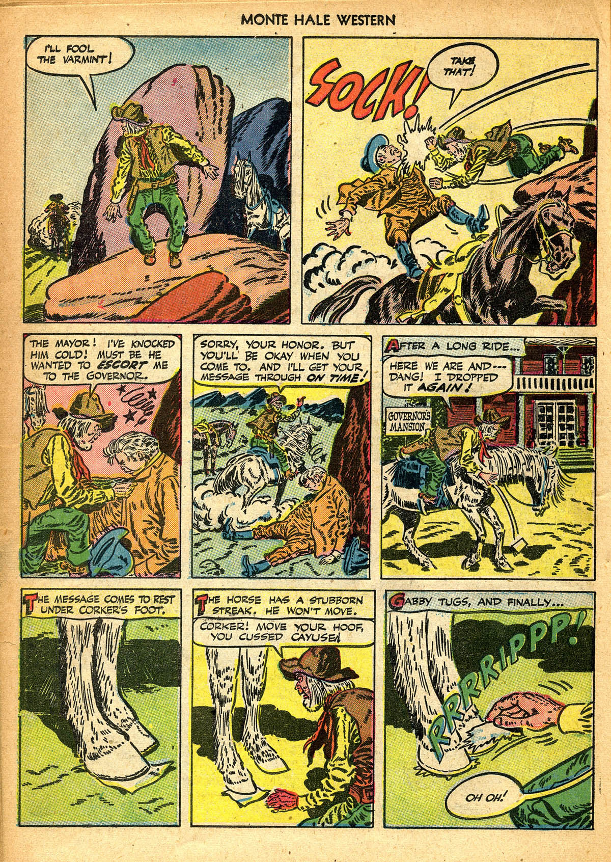 Read online Monte Hale Western comic -  Issue #44 - 39