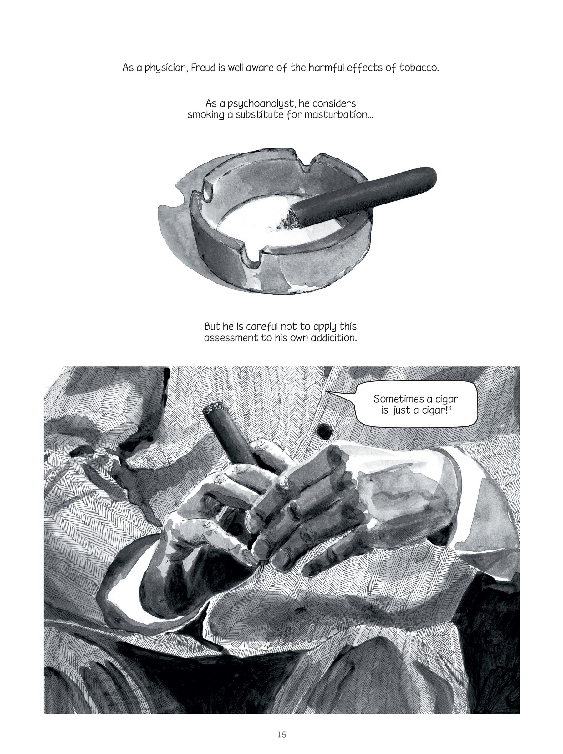 Read online Through Clouds of Smoke: Freud's Final Days comic -  Issue # TPB - 16