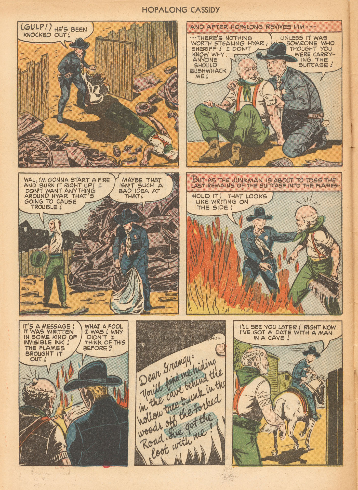 Read online Hopalong Cassidy comic -  Issue #57 - 32