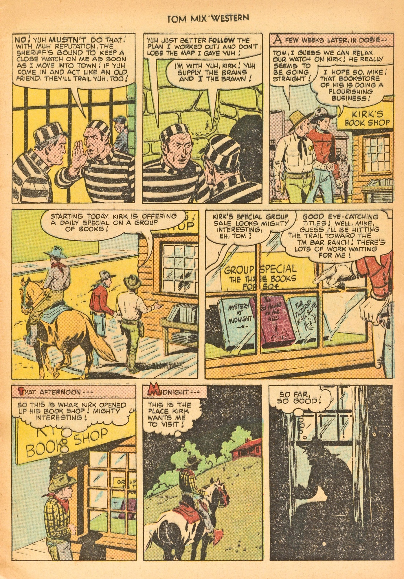 Read online Tom Mix Western (1948) comic -  Issue #43 - 13