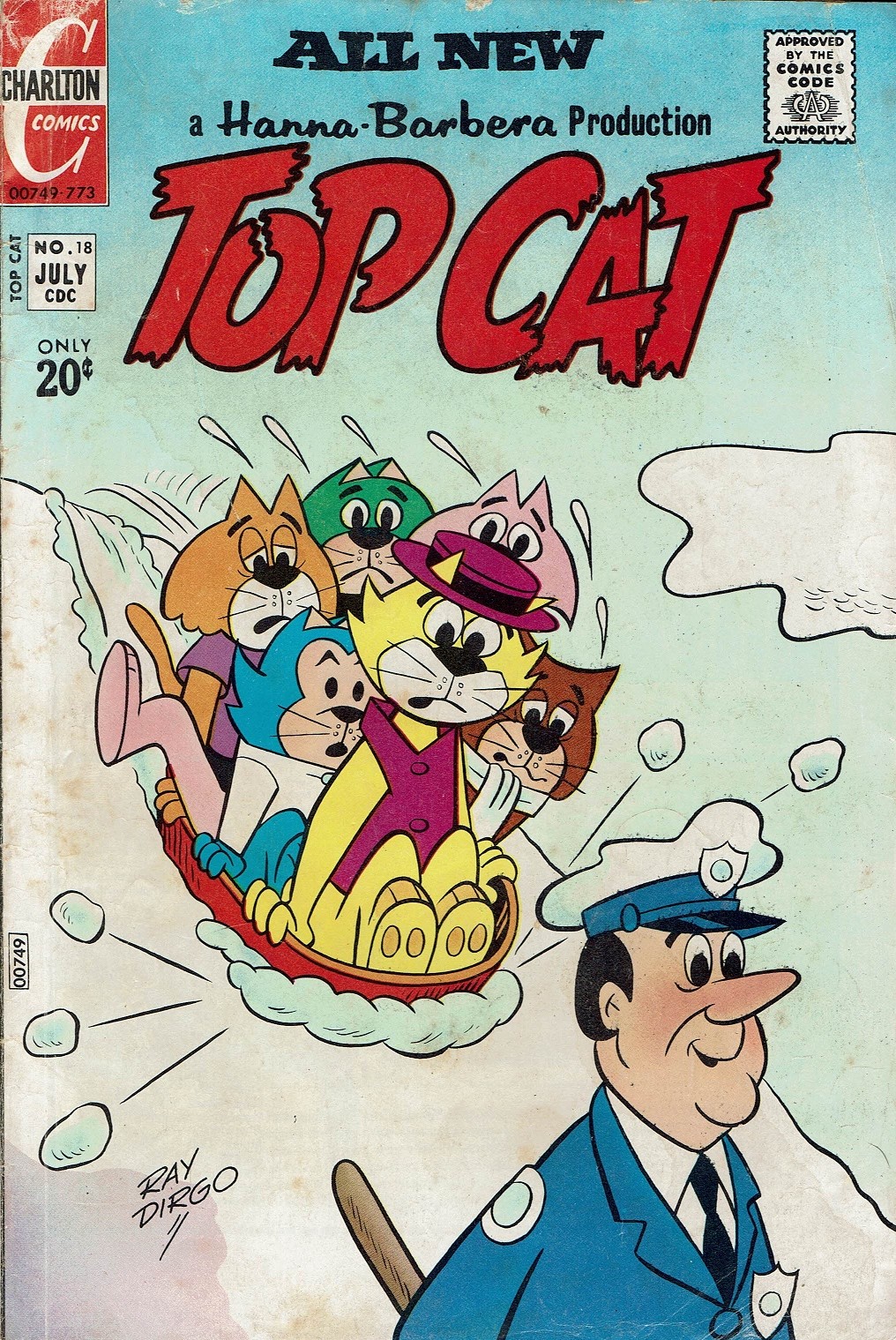 Read online Top Cat (1970) comic -  Issue #18 - 1