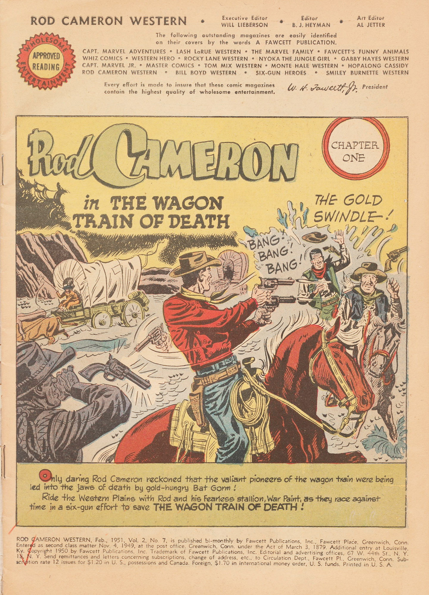 Read online Rod Cameron Western comic -  Issue #7 - 3