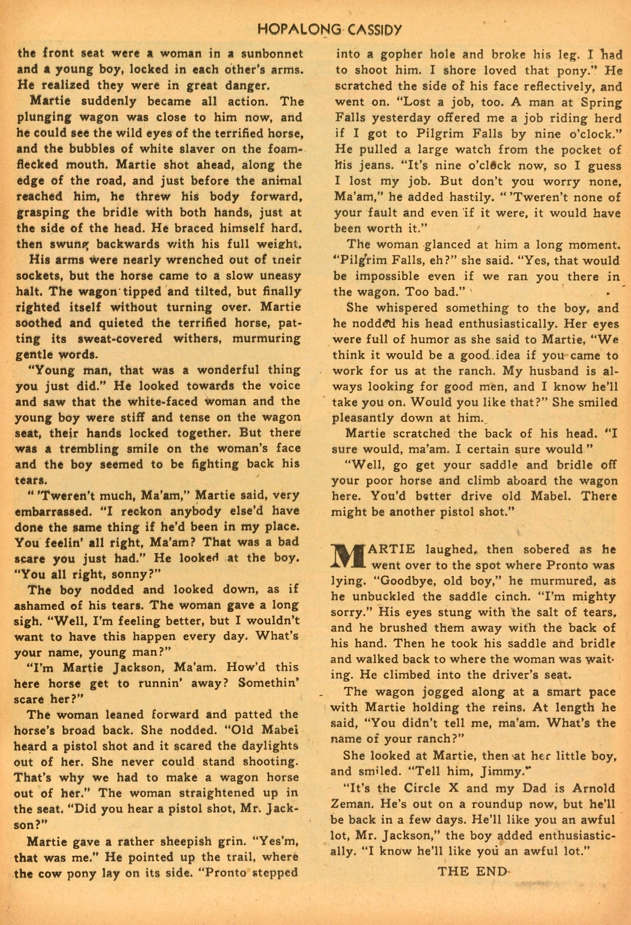 Read online Hopalong Cassidy comic -  Issue #63 - 25