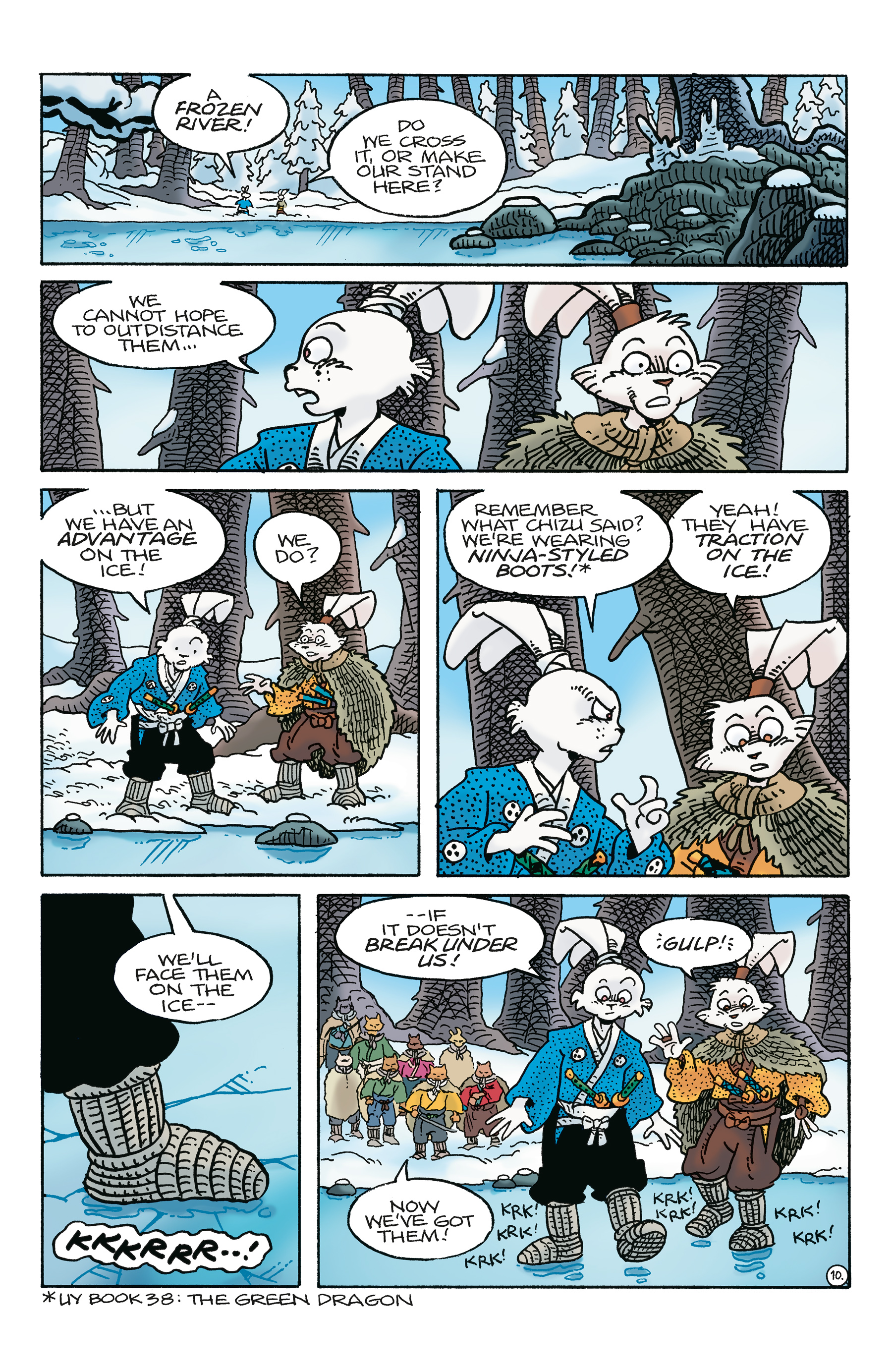 Read online Usagi Yojimbo: Ice and Snow comic -  Issue #4 - 12