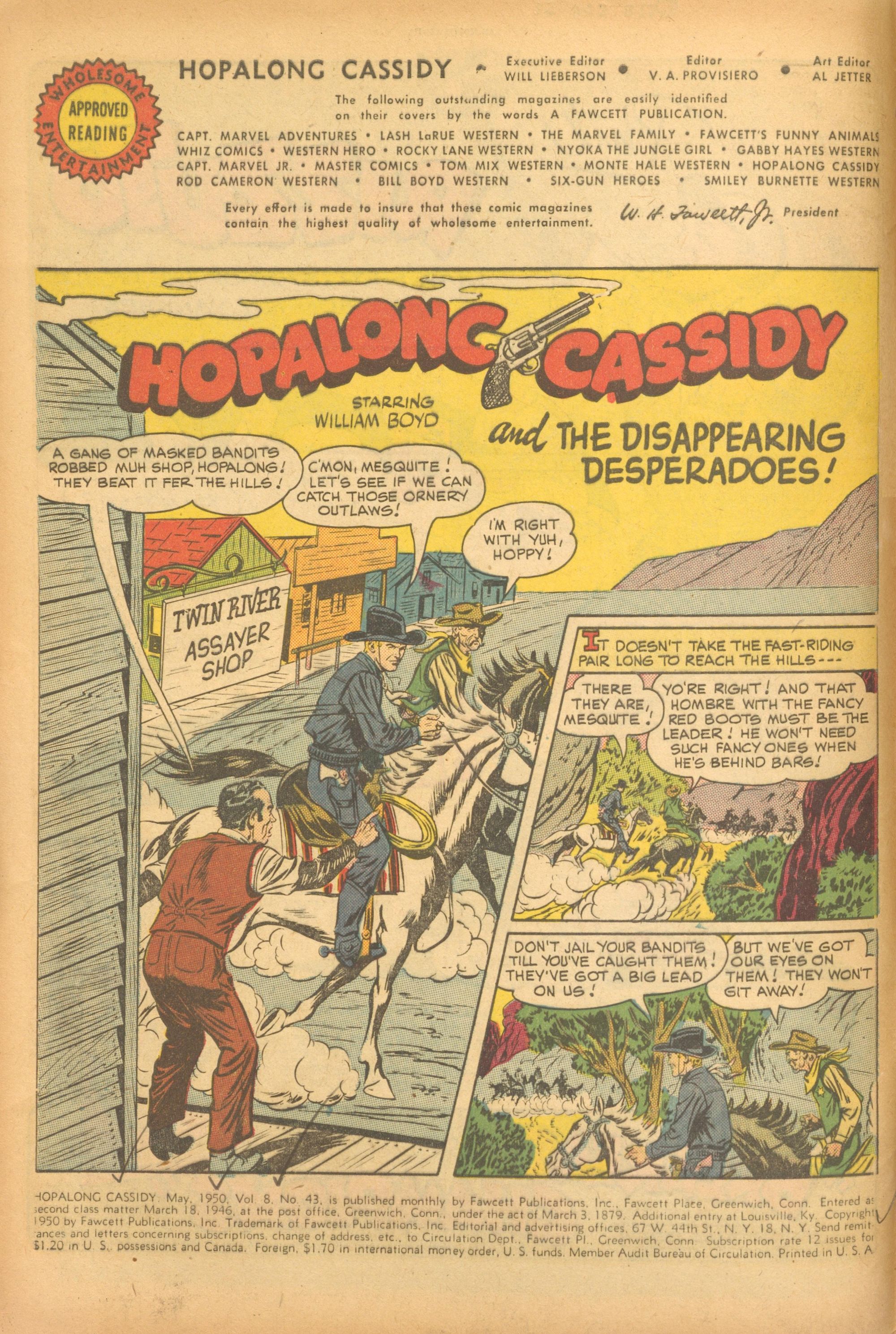 Read online Hopalong Cassidy comic -  Issue #43 - 4