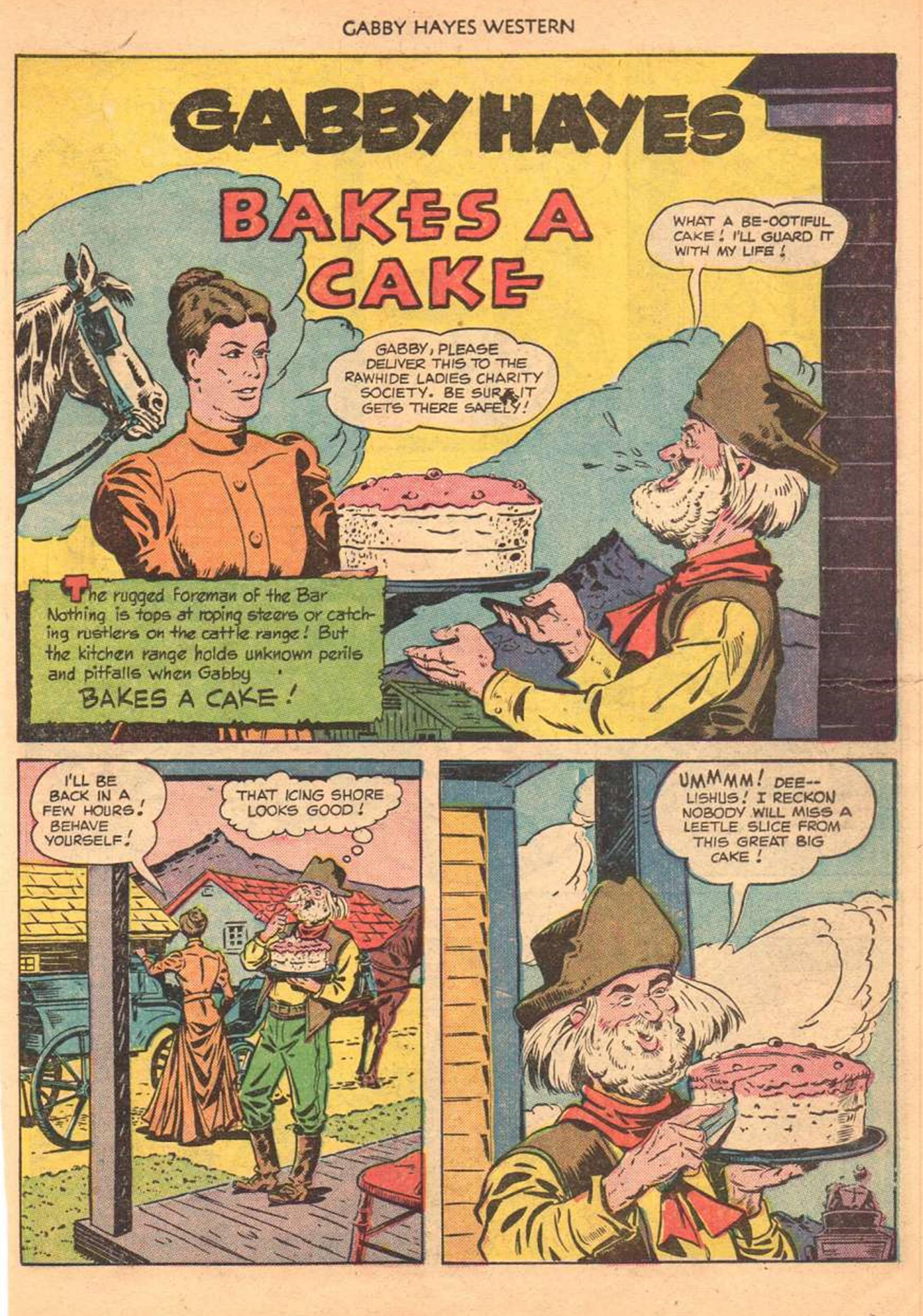 Read online Gabby Hayes Western comic -  Issue #24 - 27