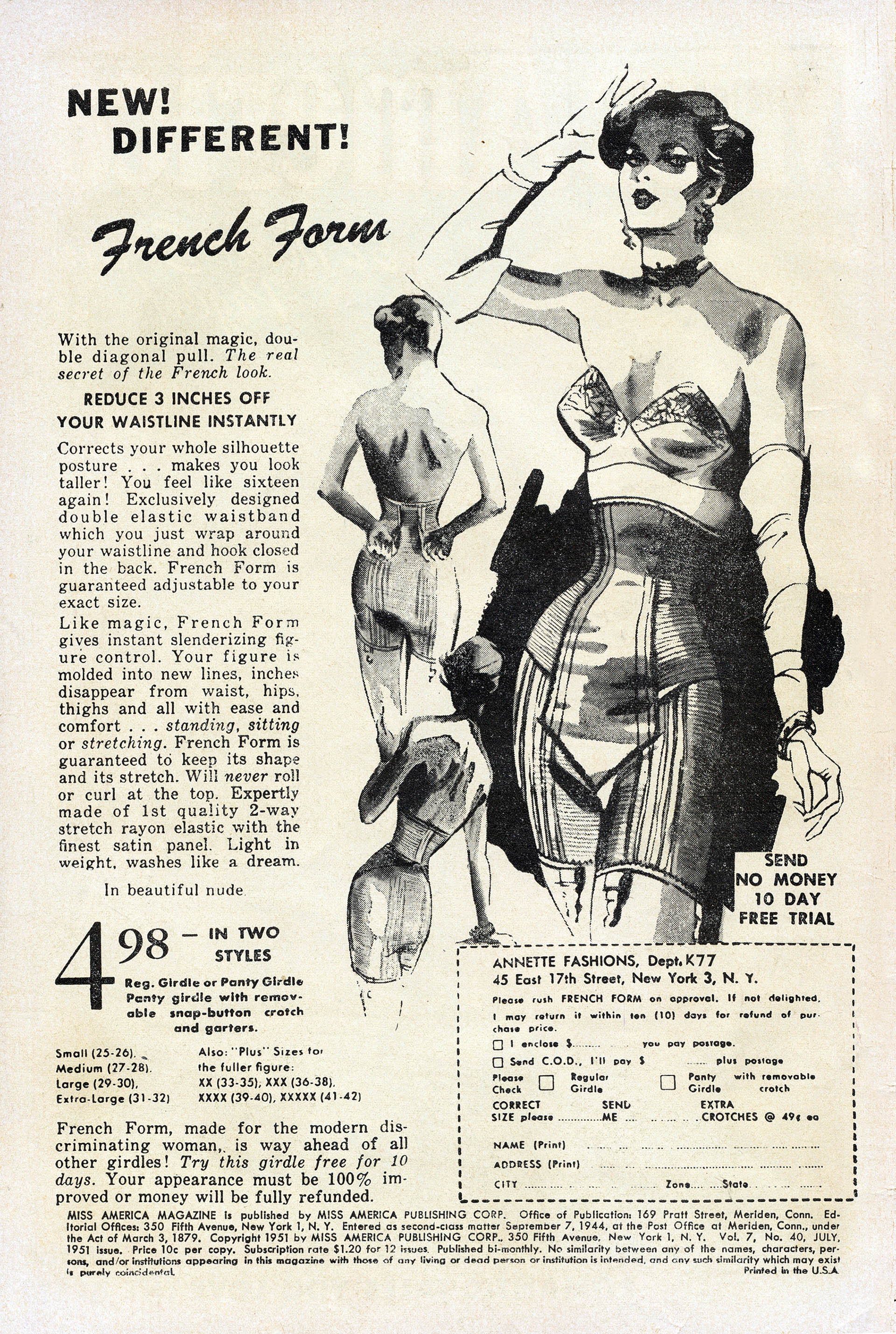 Read online Miss America comic -  Issue #40 - 2