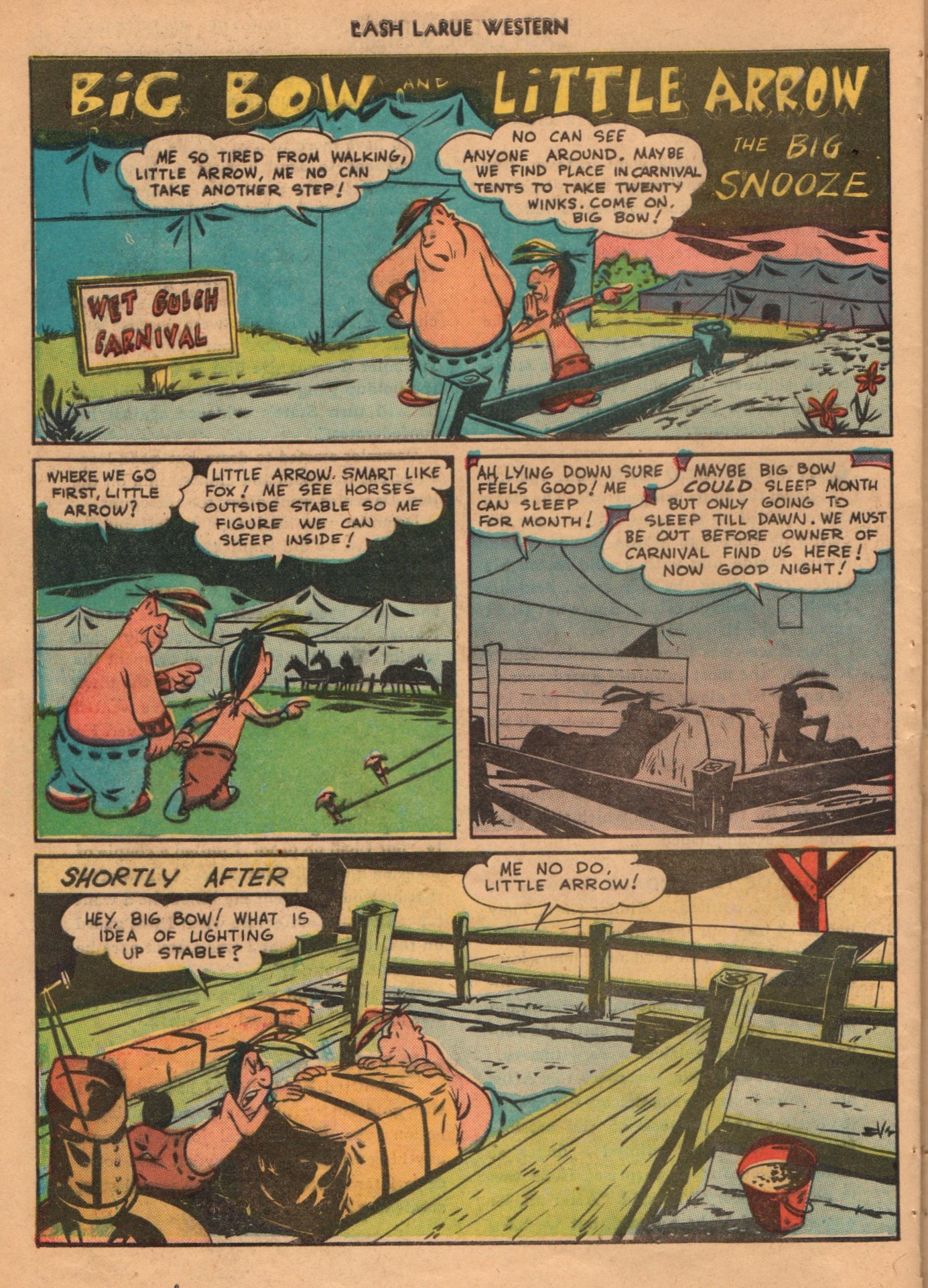Read online Lash Larue Western (1949) comic -  Issue #1 - 24