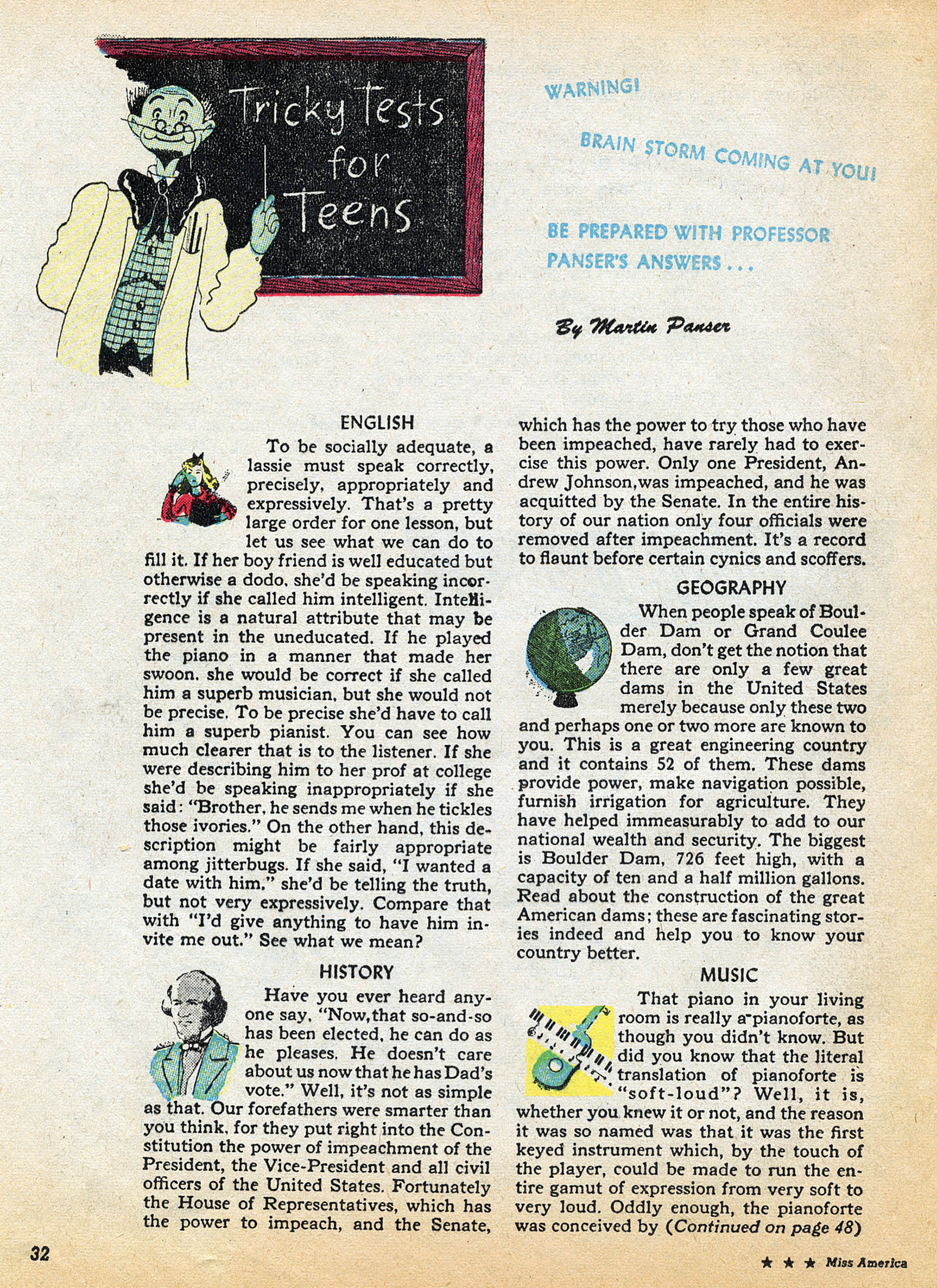 Read online Miss America Magazine comic -  Issue #10 - 30