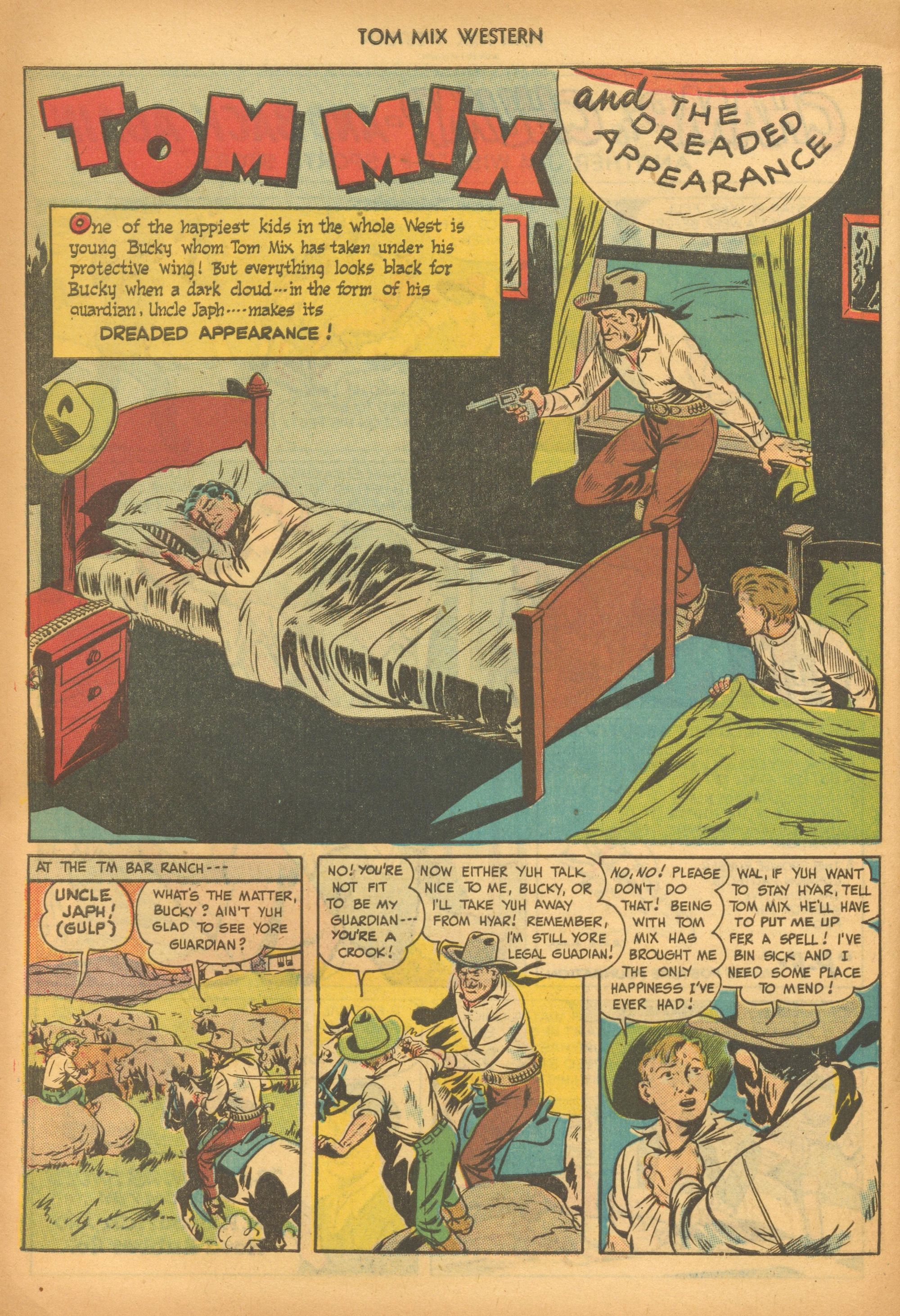 Read online Tom Mix Western (1948) comic -  Issue #20 - 32