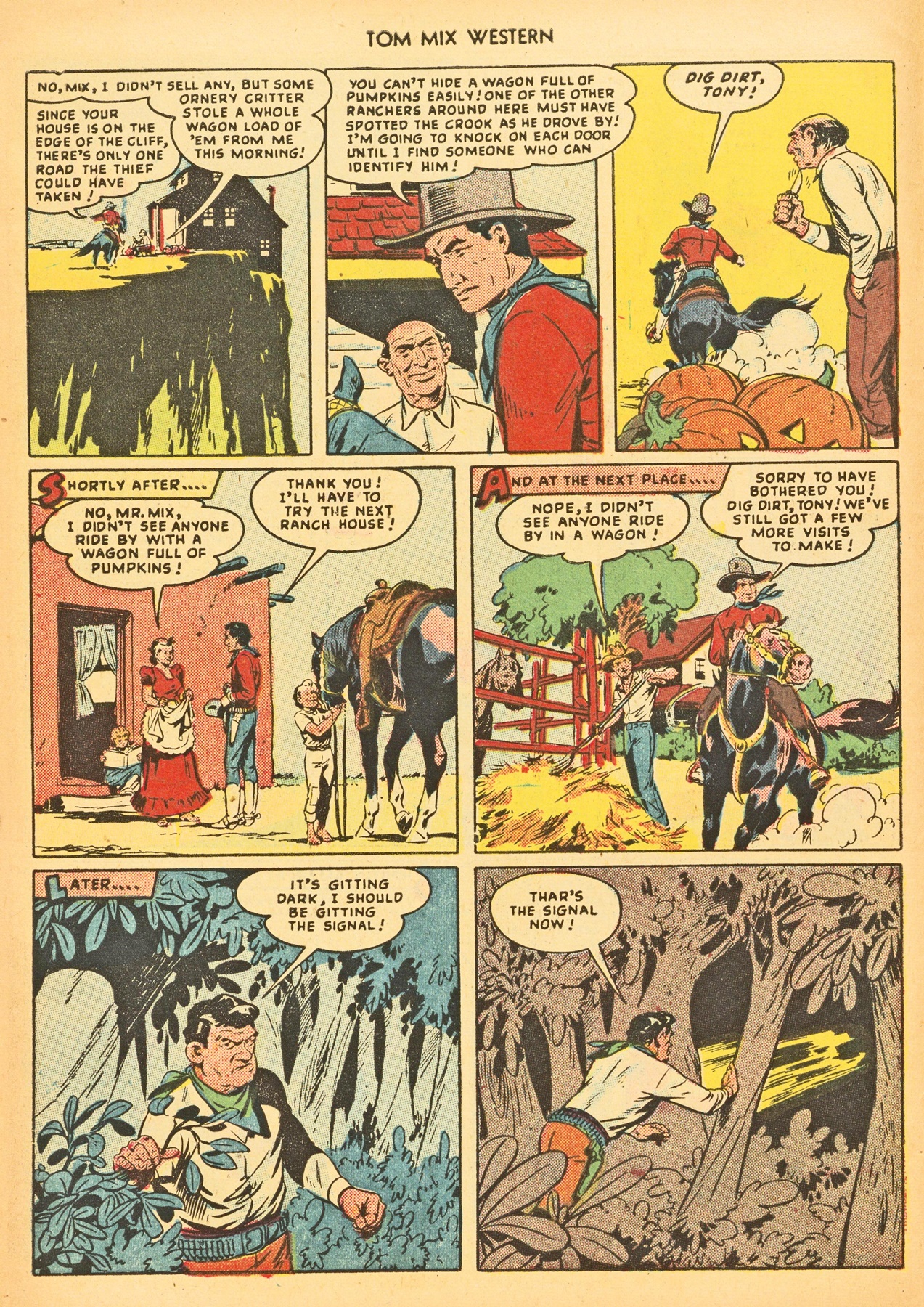 Read online Tom Mix Western (1948) comic -  Issue #21 - 6