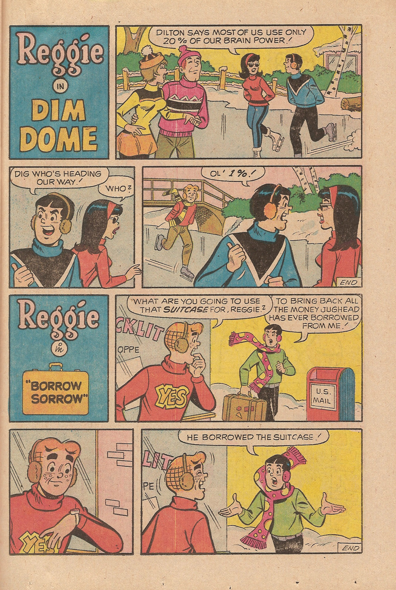 Read online Reggie's Wise Guy Jokes comic -  Issue #25 - 39