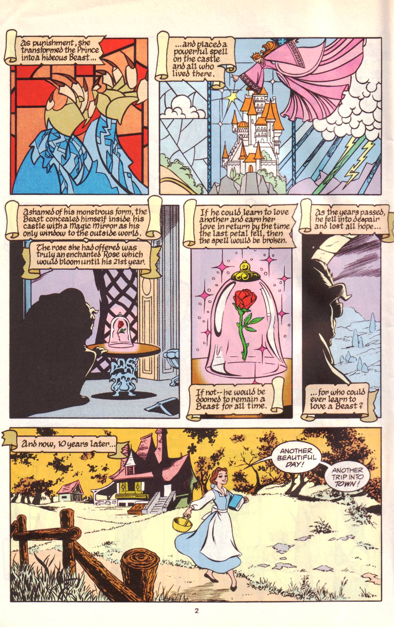 Read online Disney's Beauty and The Beast (1991) comic -  Issue # Full - 4