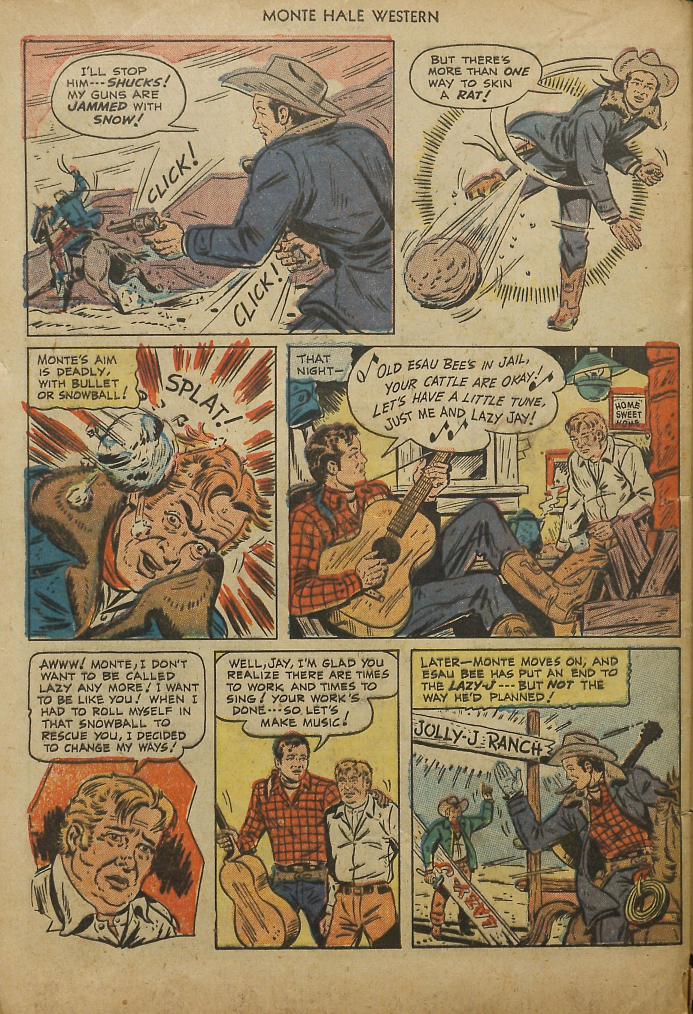 Read online Monte Hale Western comic -  Issue #45 - 33