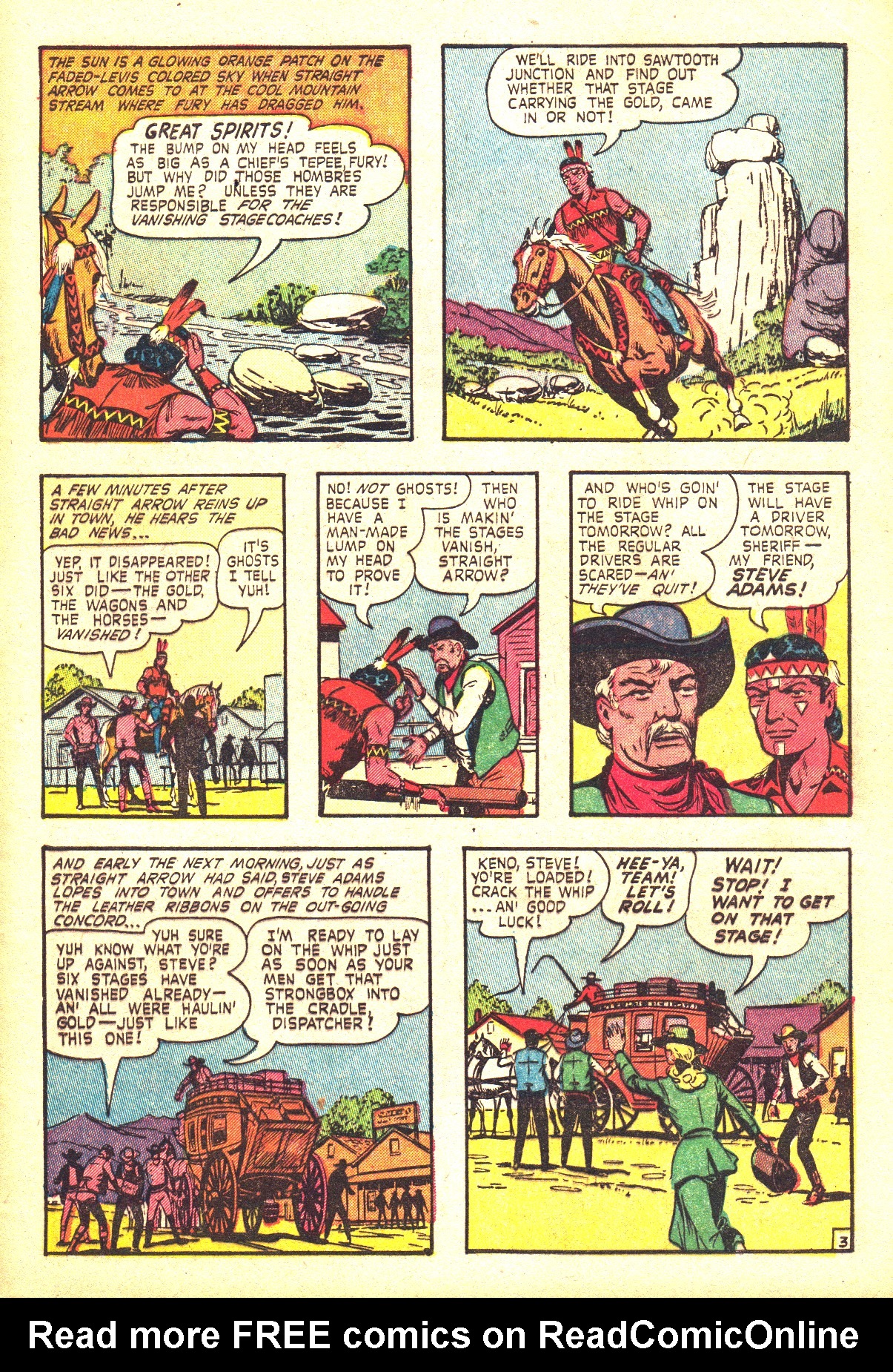 Read online Straight Arrow comic -  Issue #39 - 5