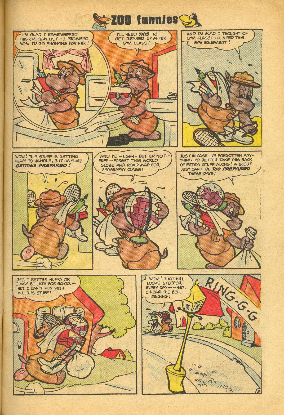 Read online Zoo Funnies comic -  Issue #7 - 11