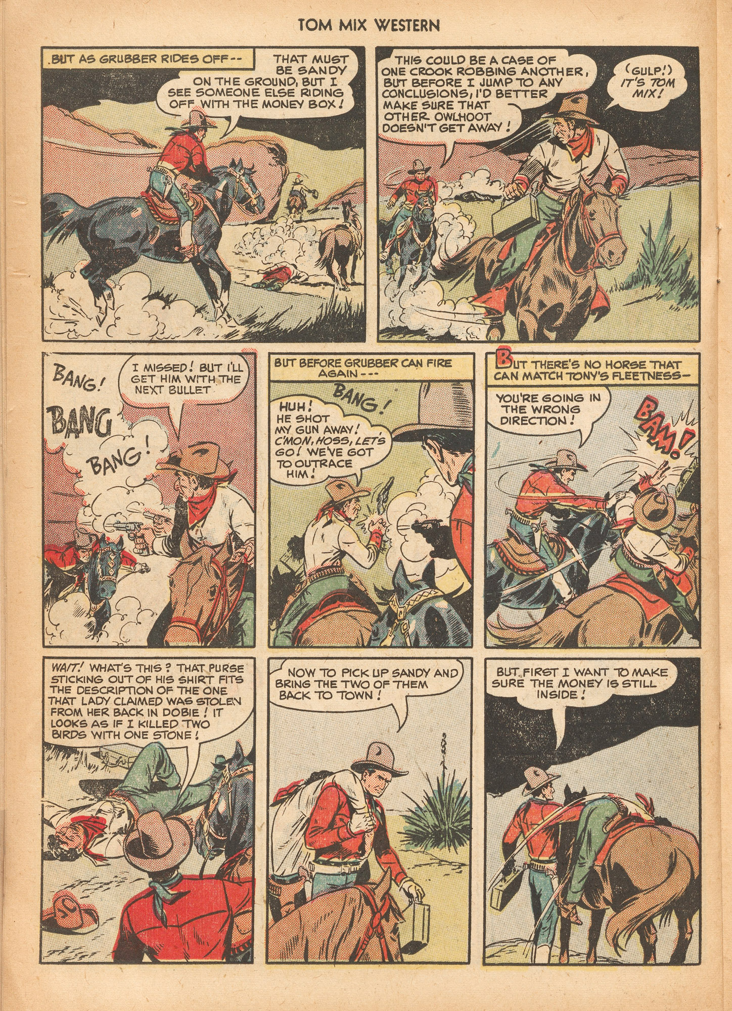 Read online Tom Mix Western (1948) comic -  Issue #26 - 22