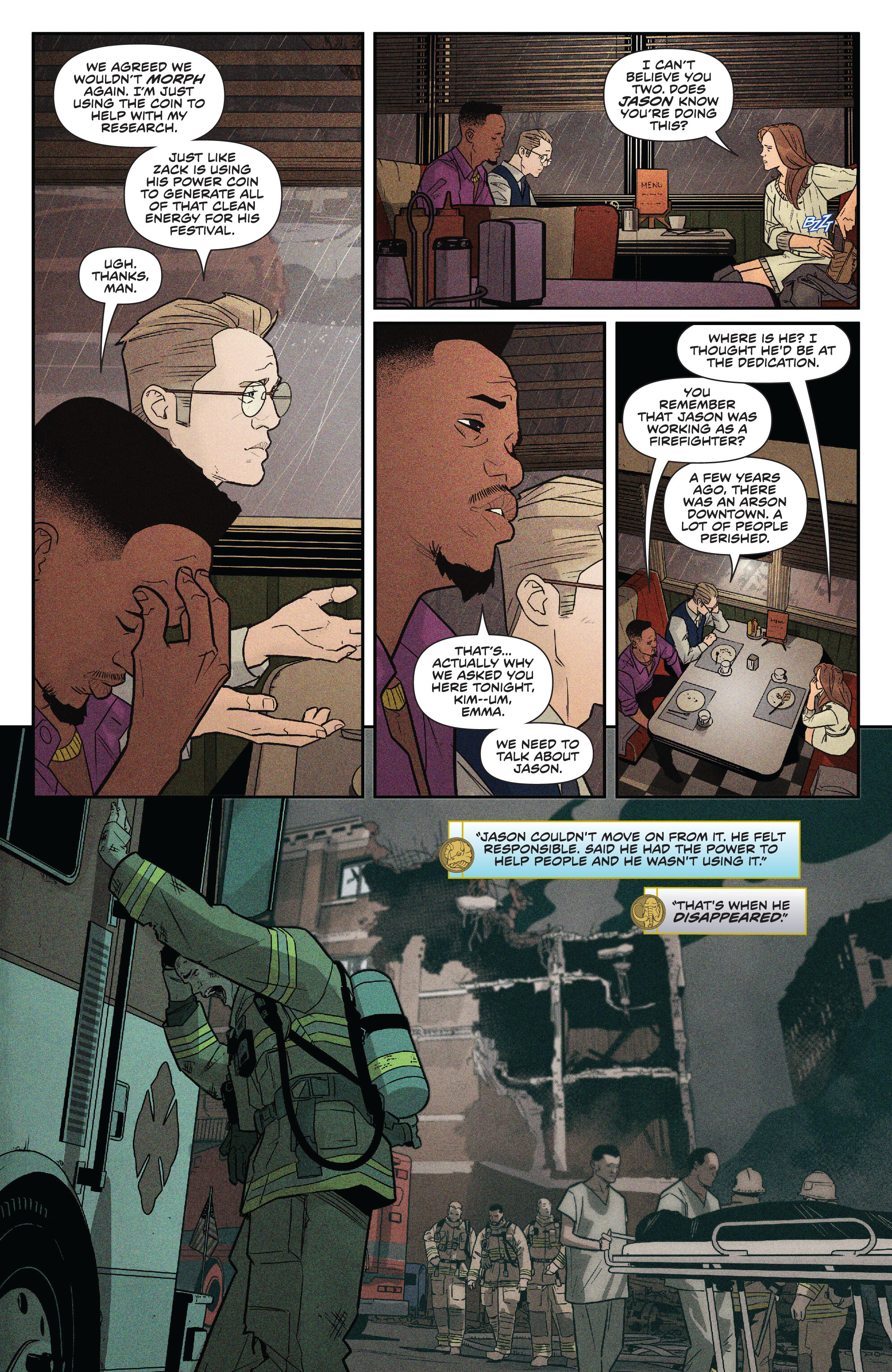 Read online Mighty Morphin Power Rangers: The Return comic -  Issue #1 - 17