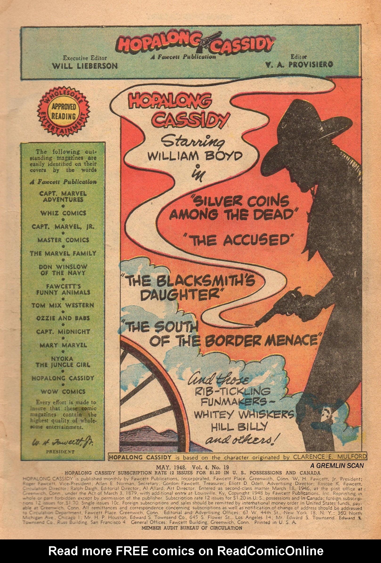 Read online Hopalong Cassidy comic -  Issue #19 - 3