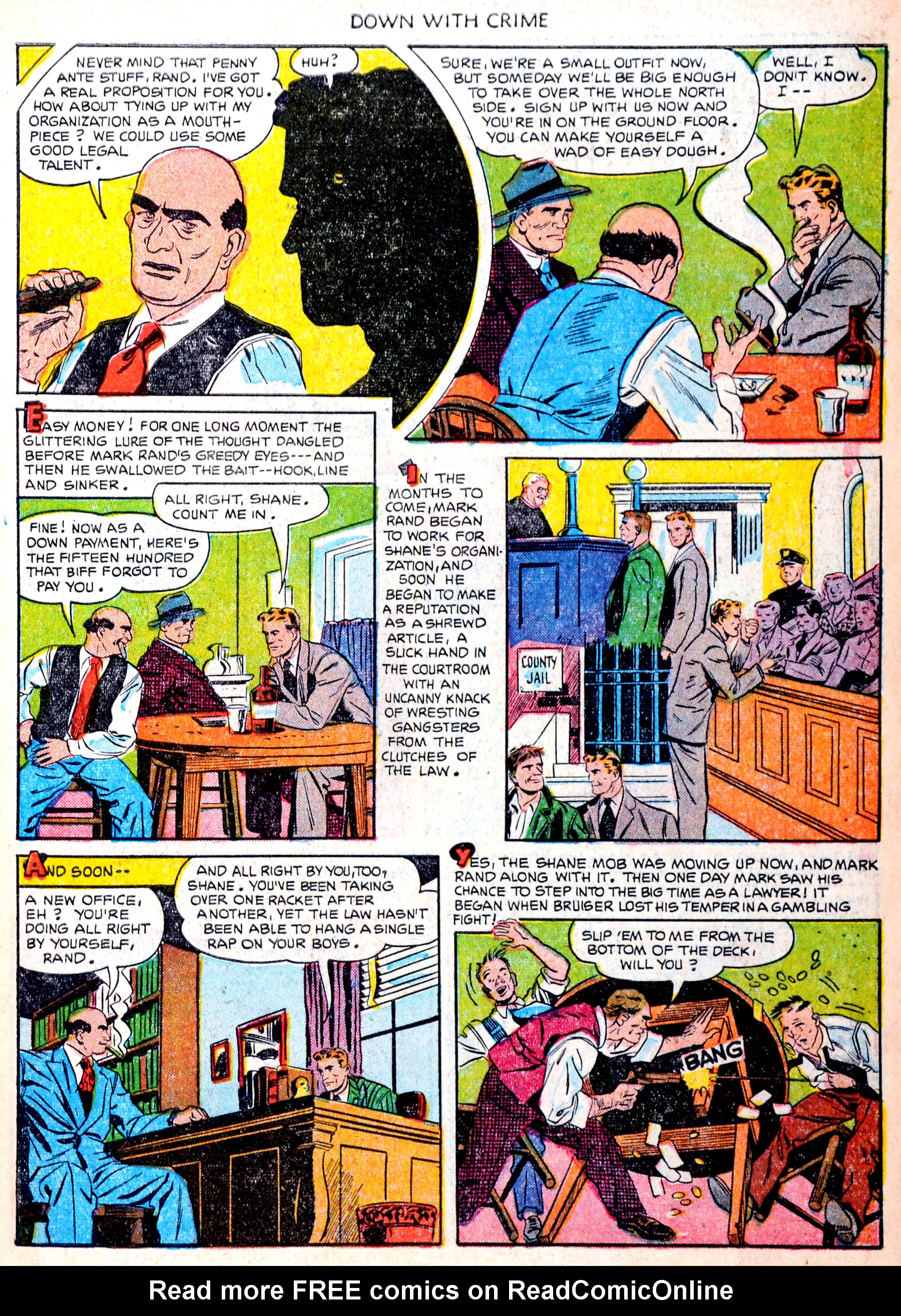 Read online Down With Crime comic -  Issue #6 - 7