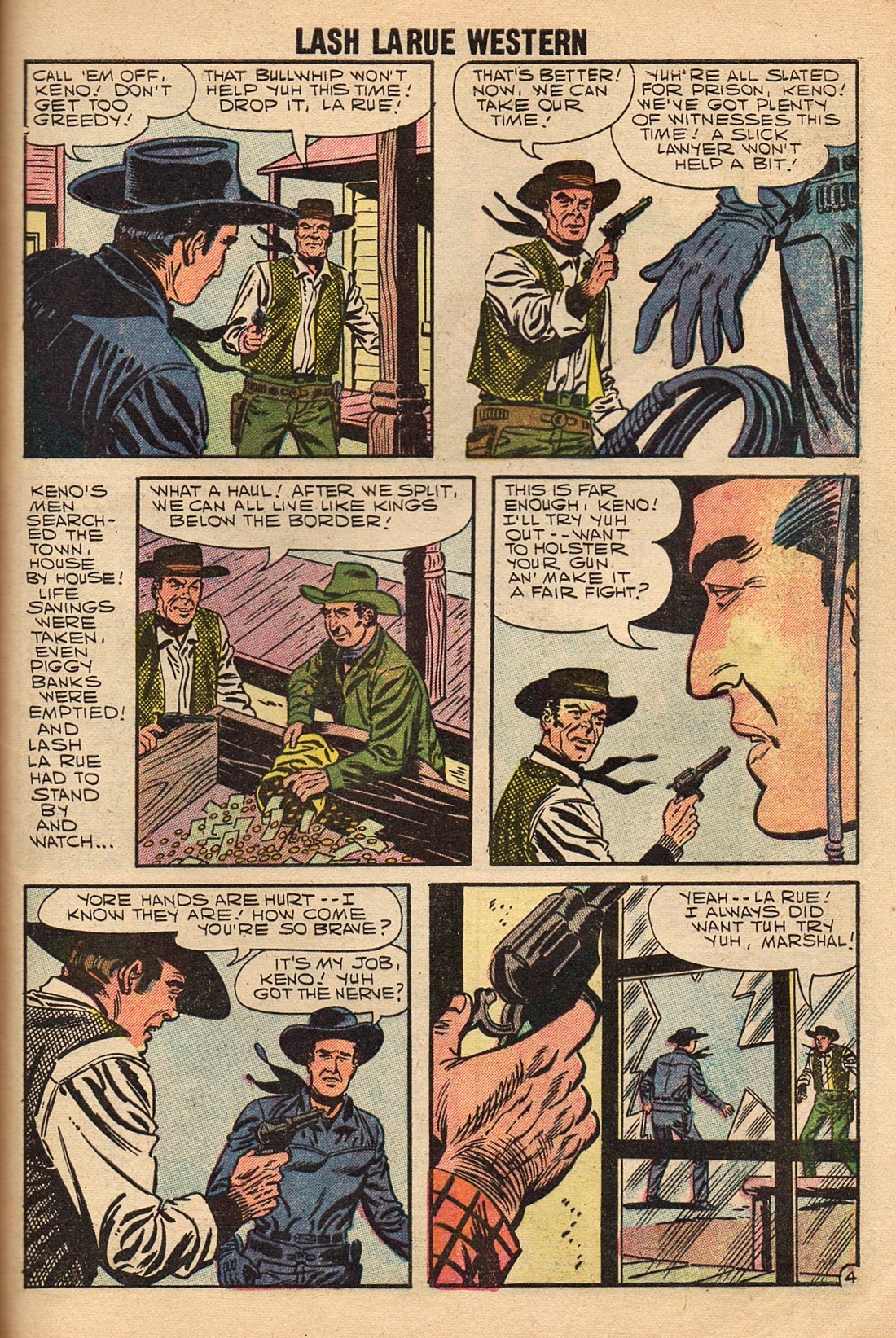 Read online Lash Larue Western (1949) comic -  Issue #67 - 57