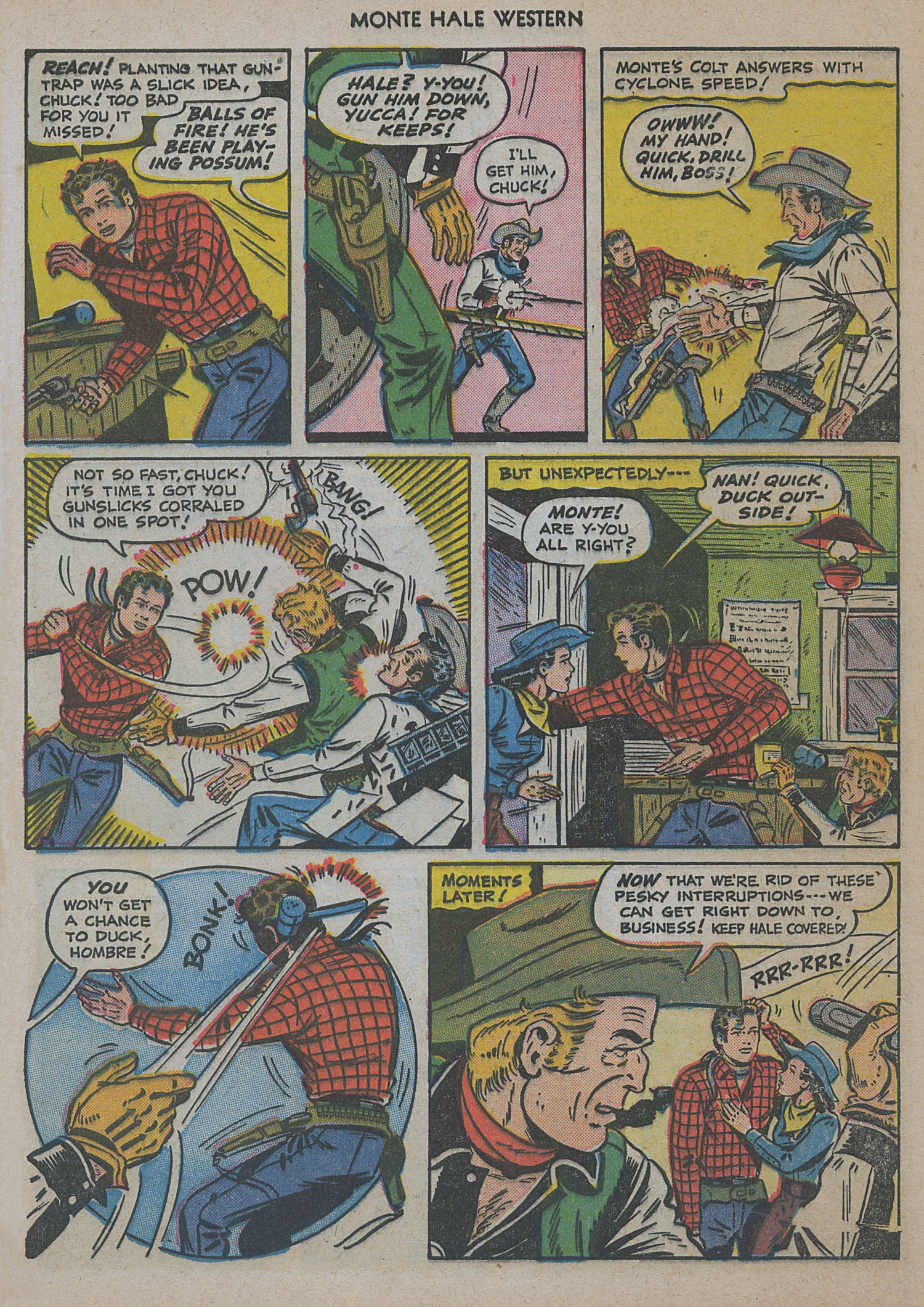 Read online Monte Hale Western comic -  Issue #48 - 9