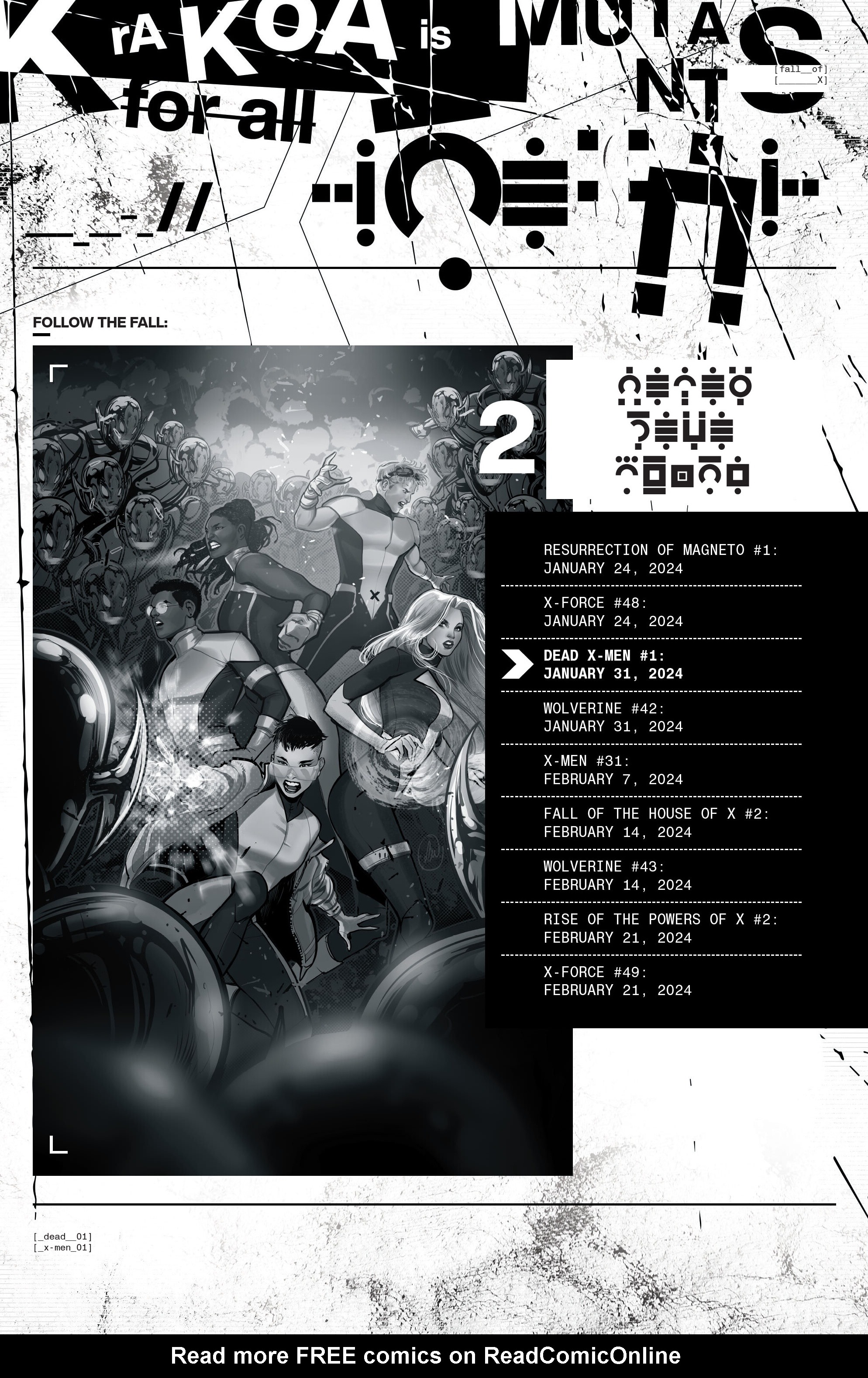 Read online Dead X-Men comic -  Issue #1 - 34