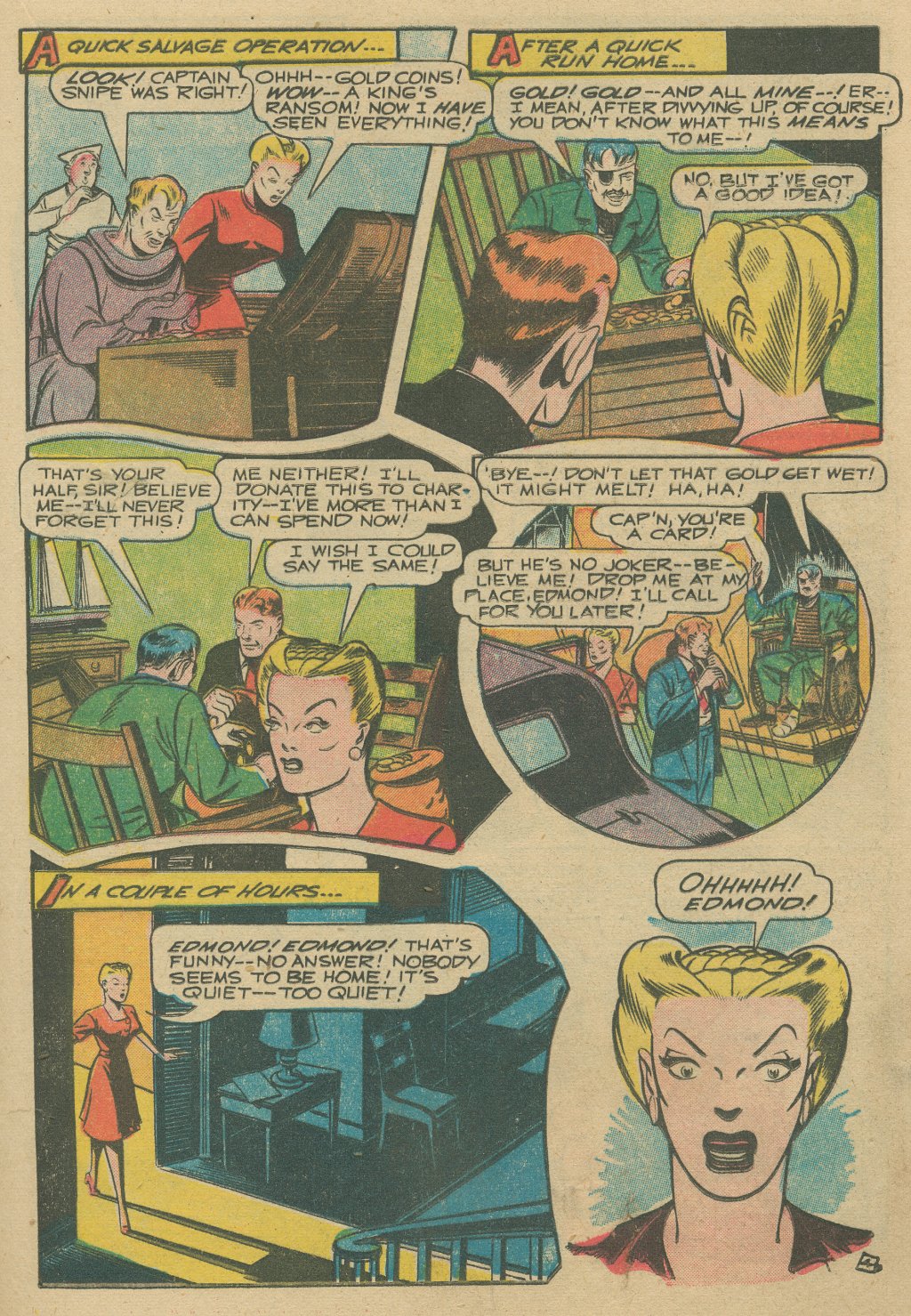 Read online Exciting Comics comic -  Issue #54 - 28