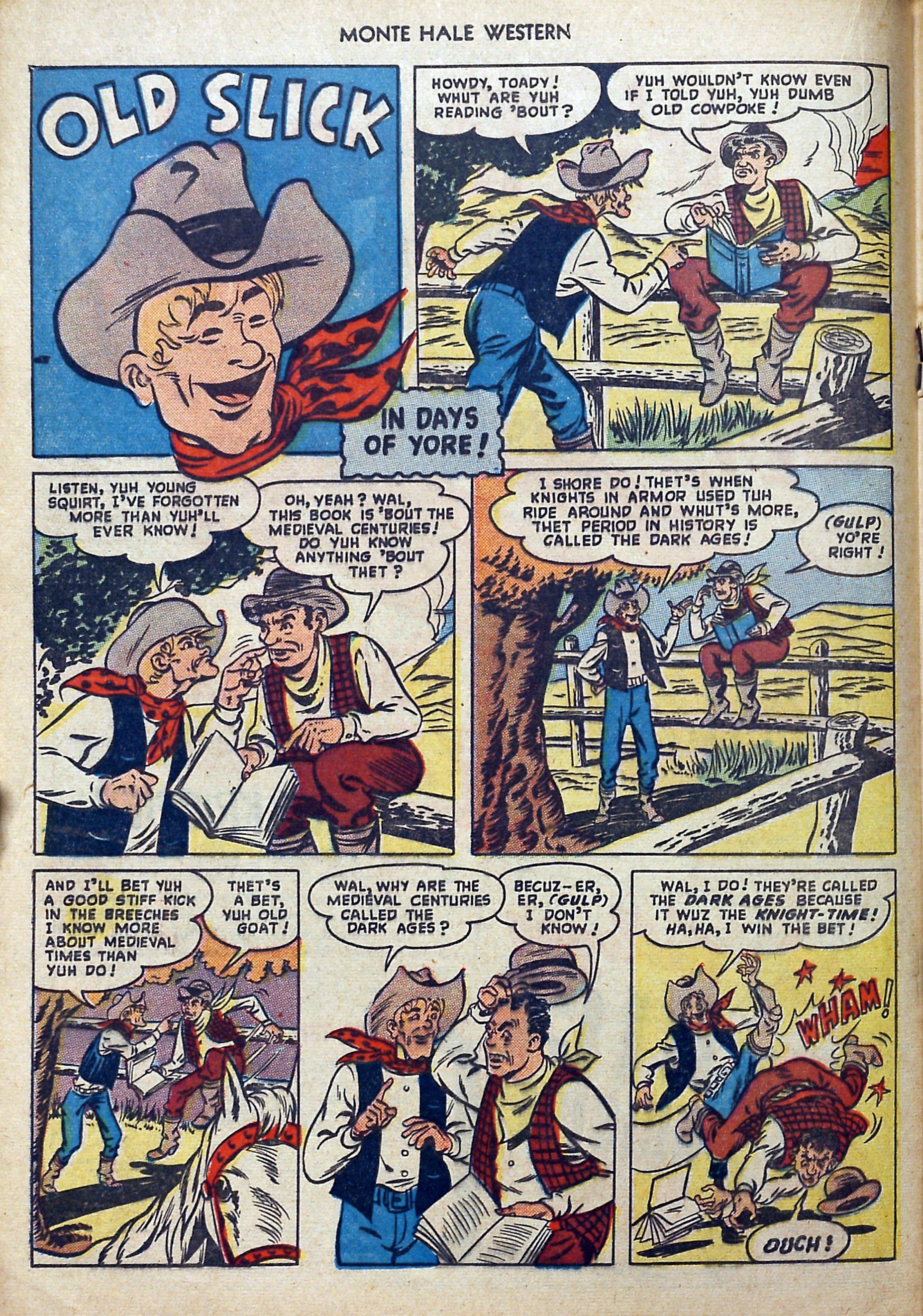 Read online Monte Hale Western comic -  Issue #40 - 24