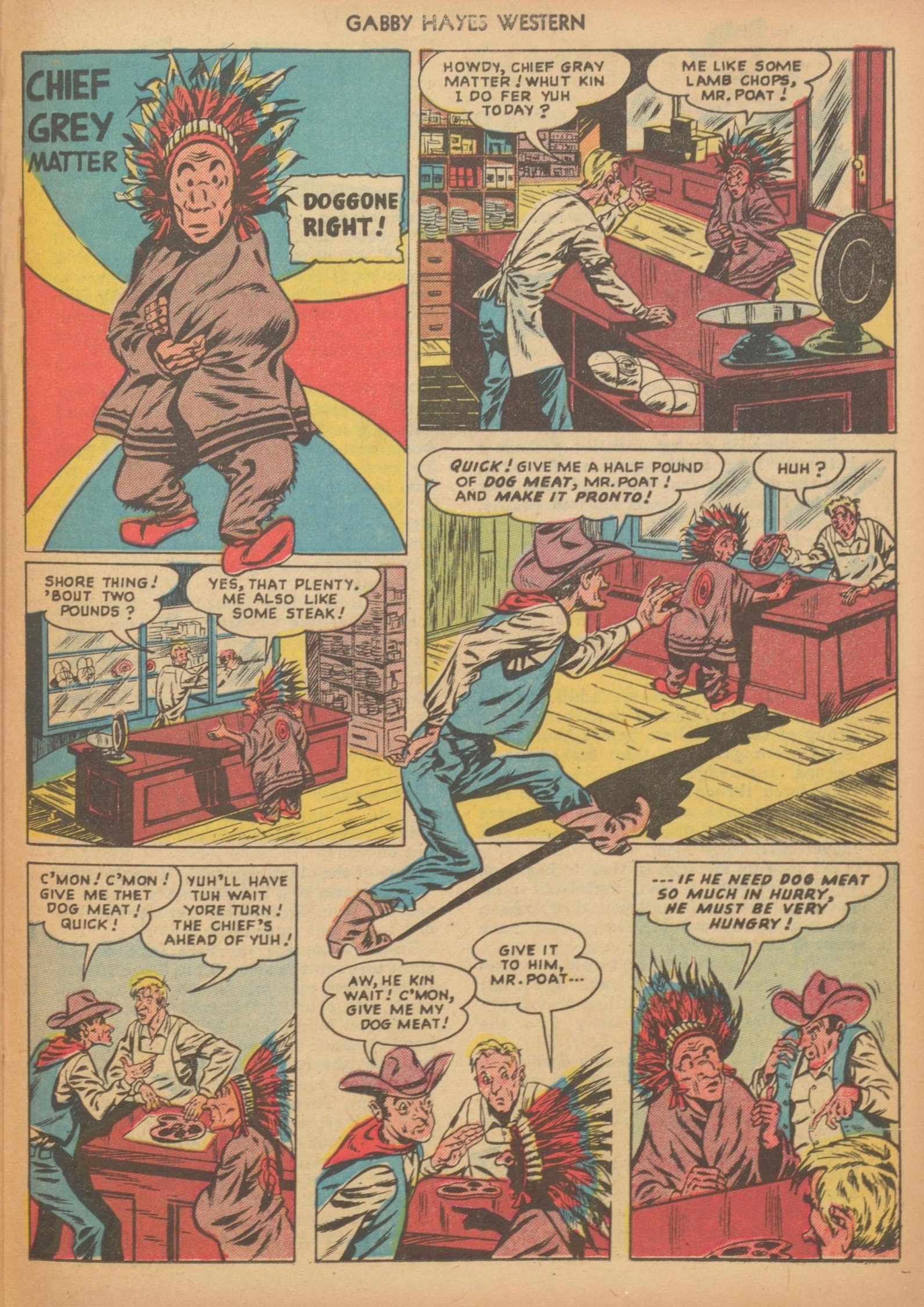 Read online Gabby Hayes Western comic -  Issue #6 - 23