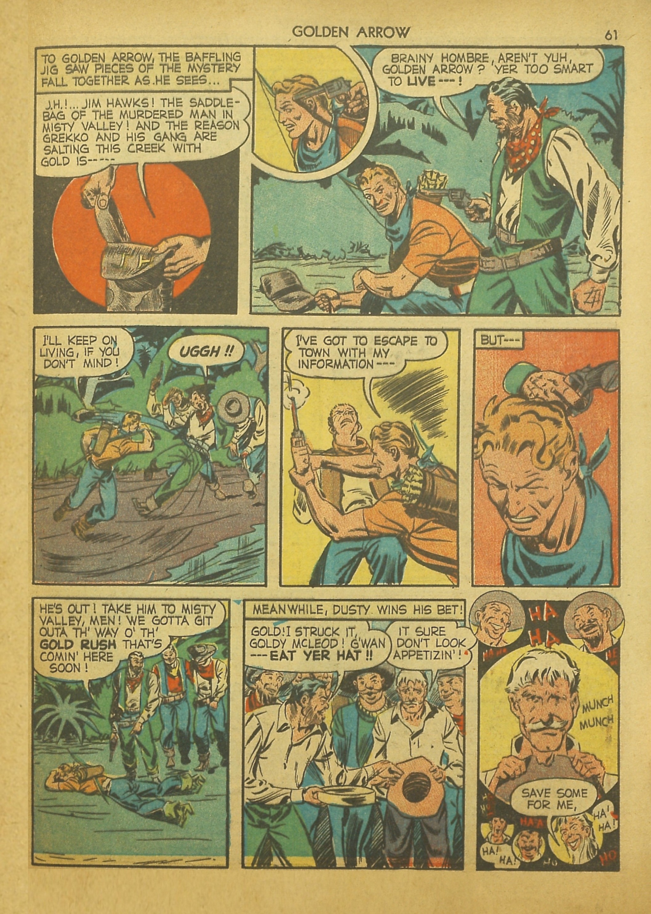 Read online Golden Arrow comic -  Issue #2 - 60