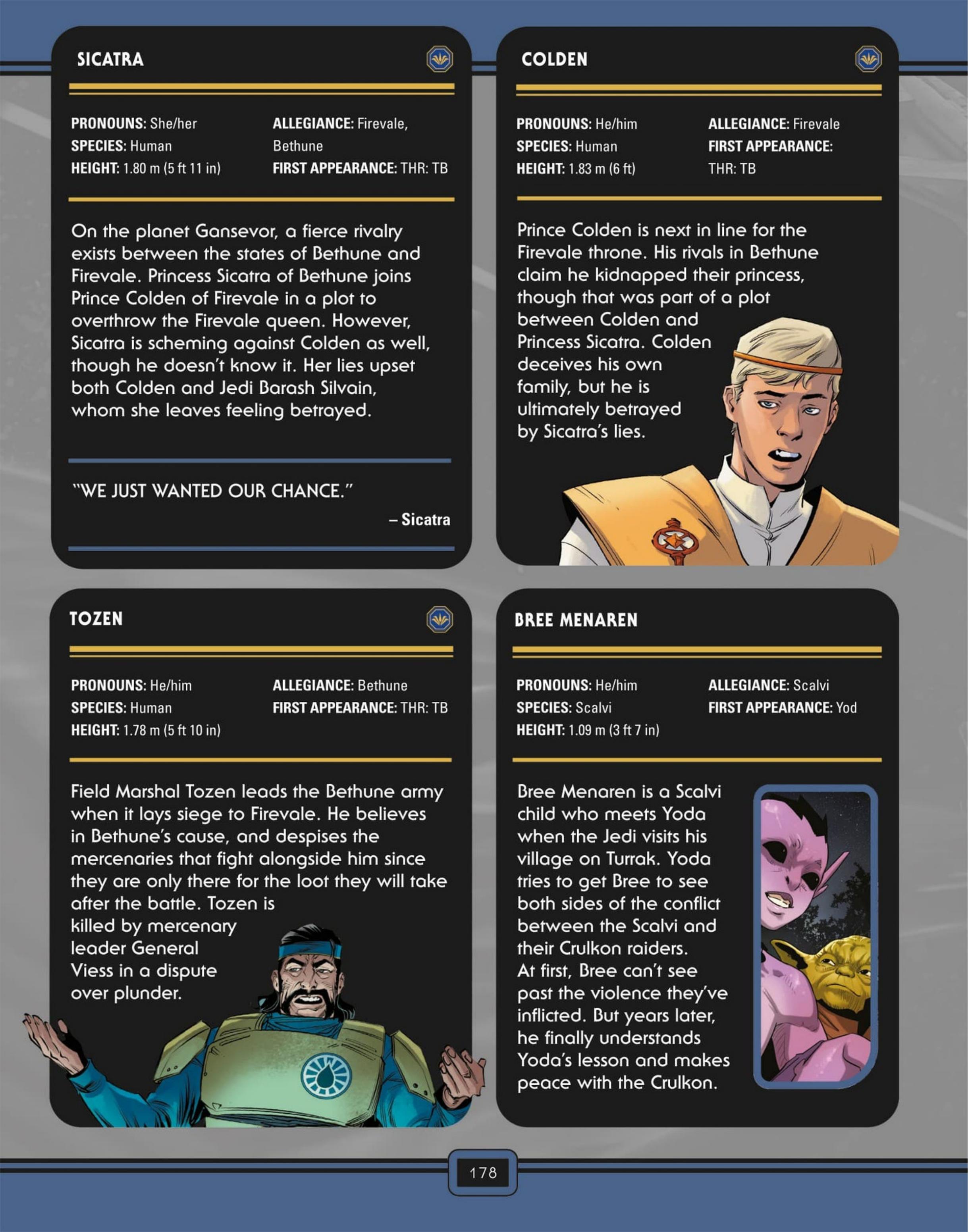 Read online Star Wars: The High Republic Character Encyclopedia comic -  Issue # TPB (Part 2) - 81