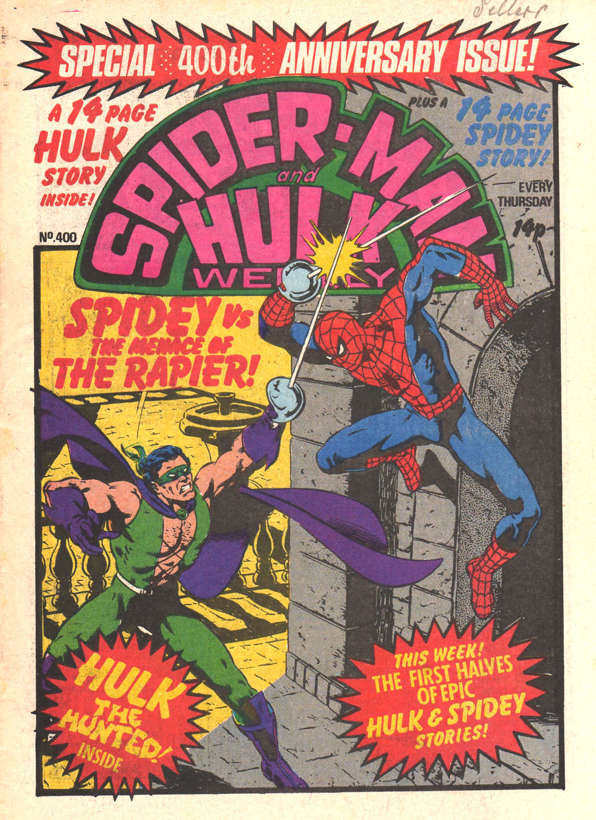 Read online Spider-Man and Hulk Weekly comic -  Issue #400 - 1