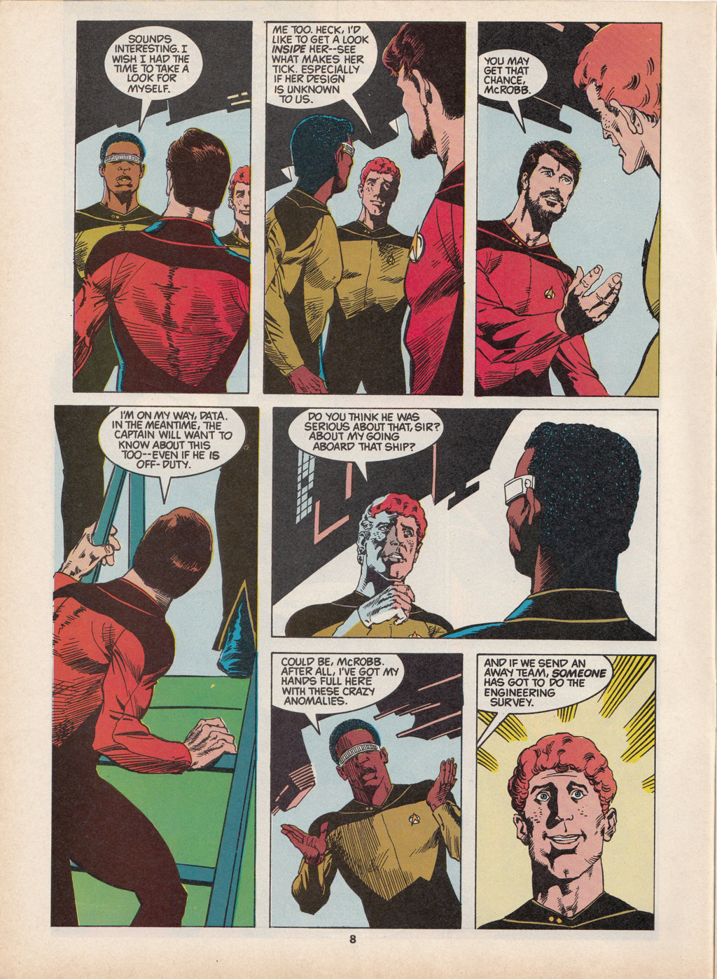 Read online Star Trek The Next Generation (1990) comic -  Issue #12 - 8