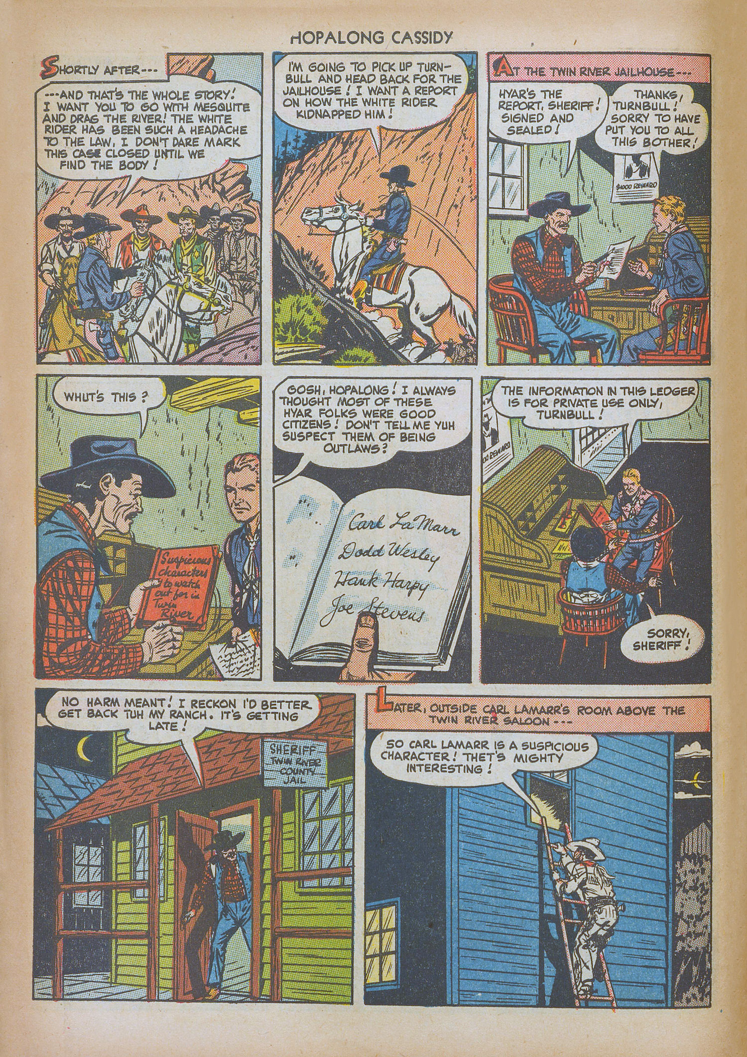 Read online Hopalong Cassidy comic -  Issue #36 - 6