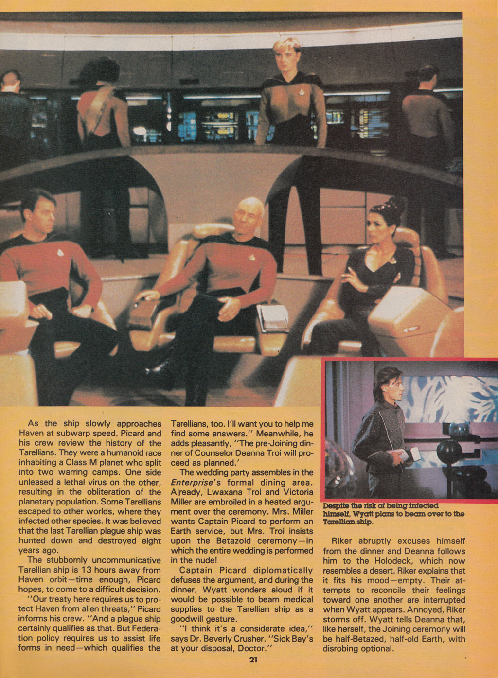 Read online Star Trek The Next Generation (1990) comic -  Issue #16 - 21