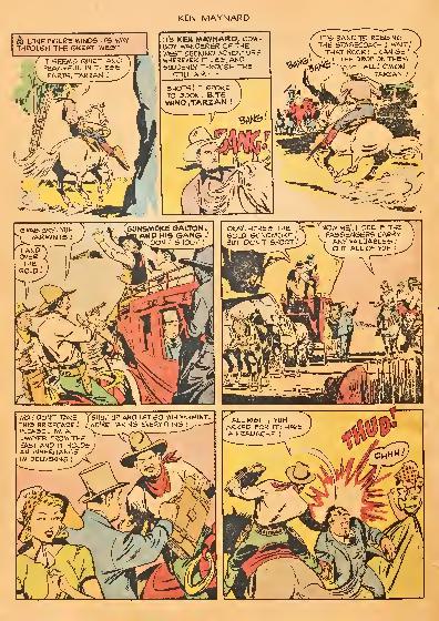 Read online Ken Maynard Western comic -  Issue #1 - 4