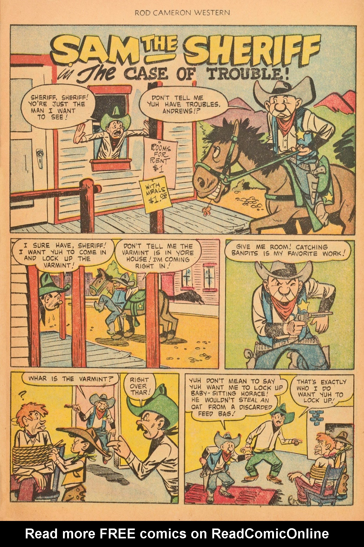 Read online Rod Cameron Western comic -  Issue #20 - 12