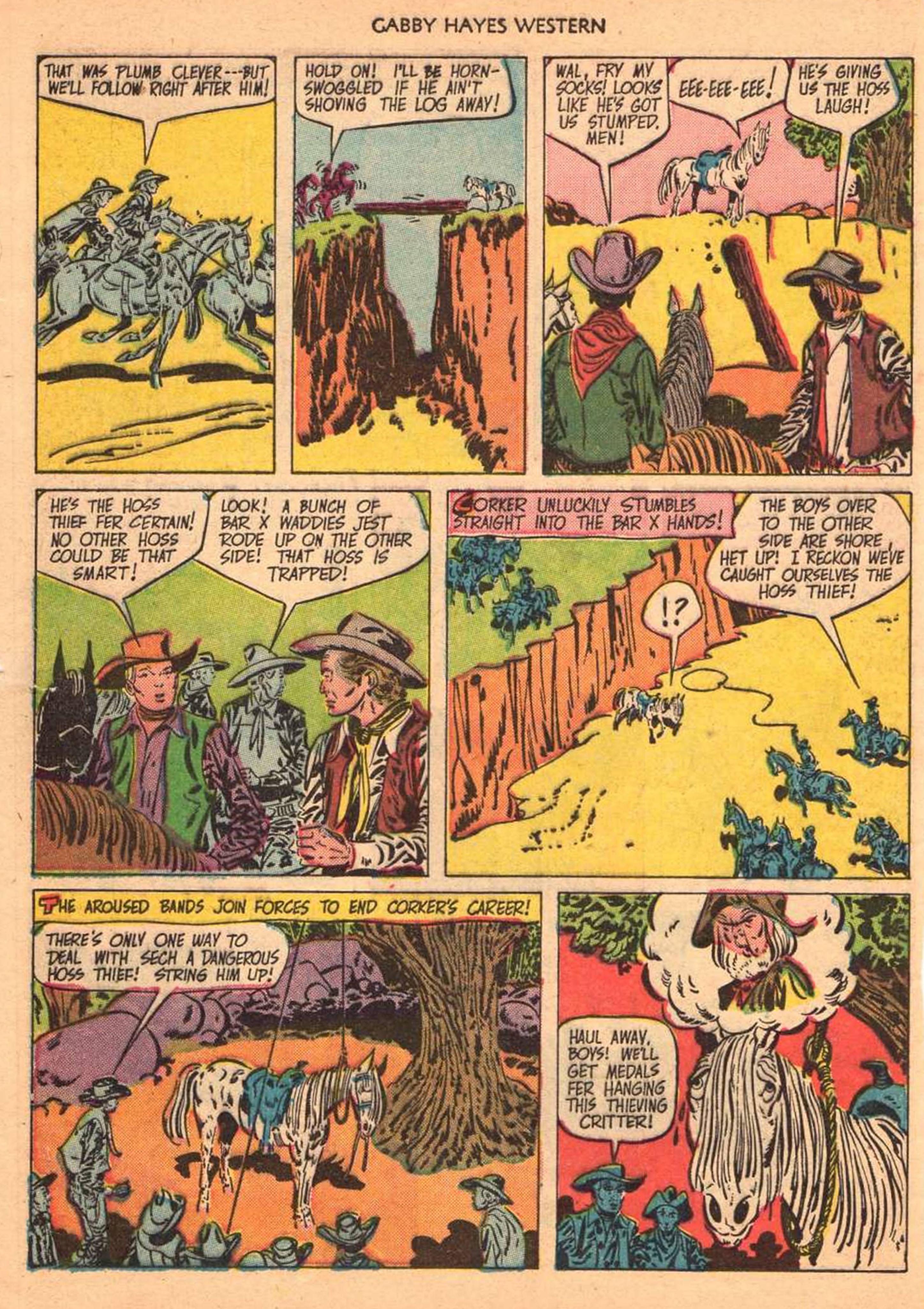 Read online Gabby Hayes Western comic -  Issue #24 - 8