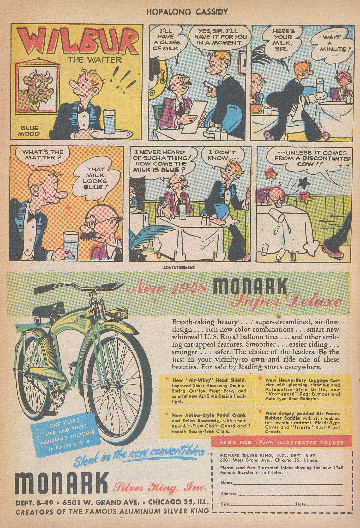 Read online Hopalong Cassidy comic -  Issue #20 - 23