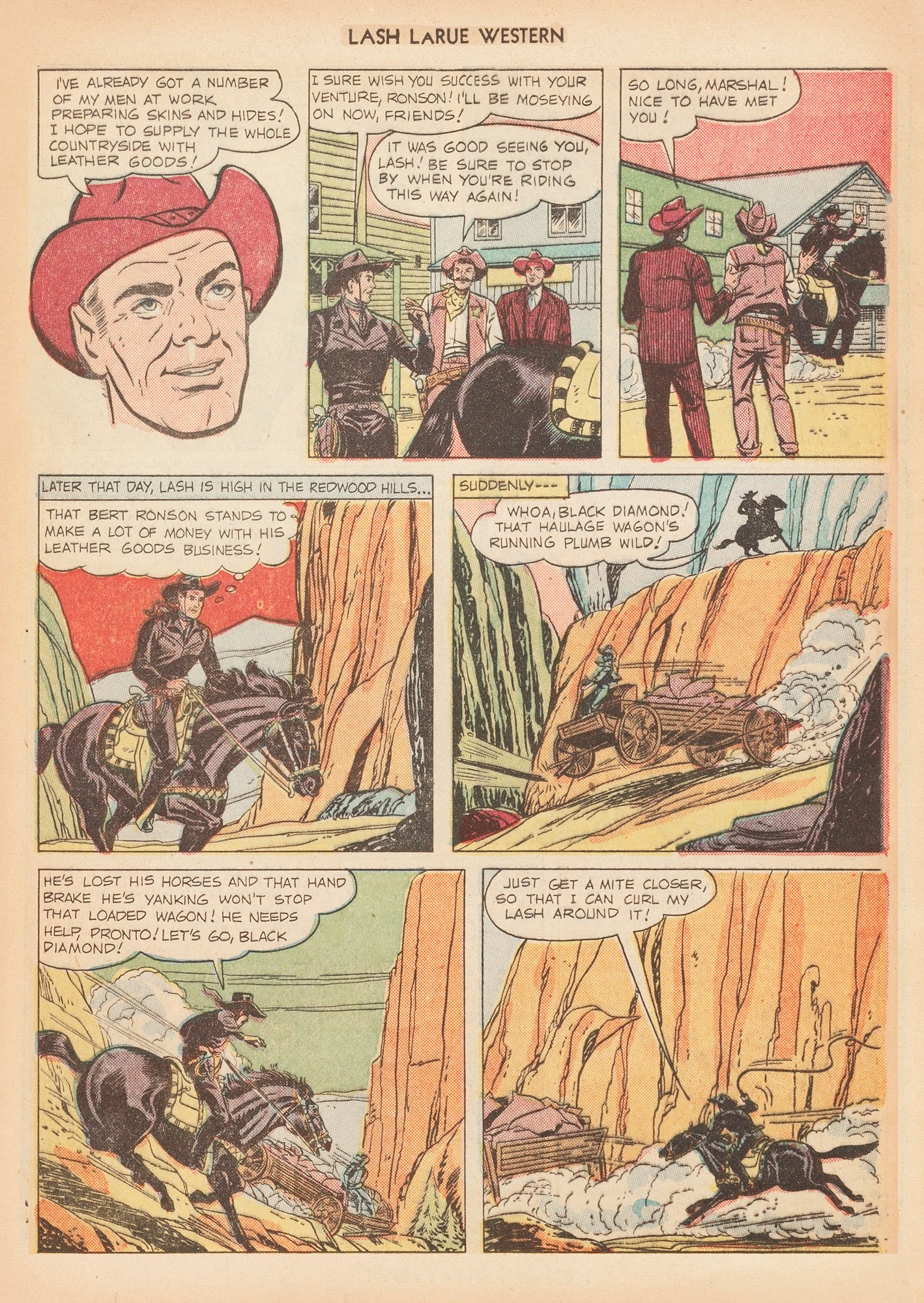 Read online Lash Larue Western (1949) comic -  Issue #12 - 41