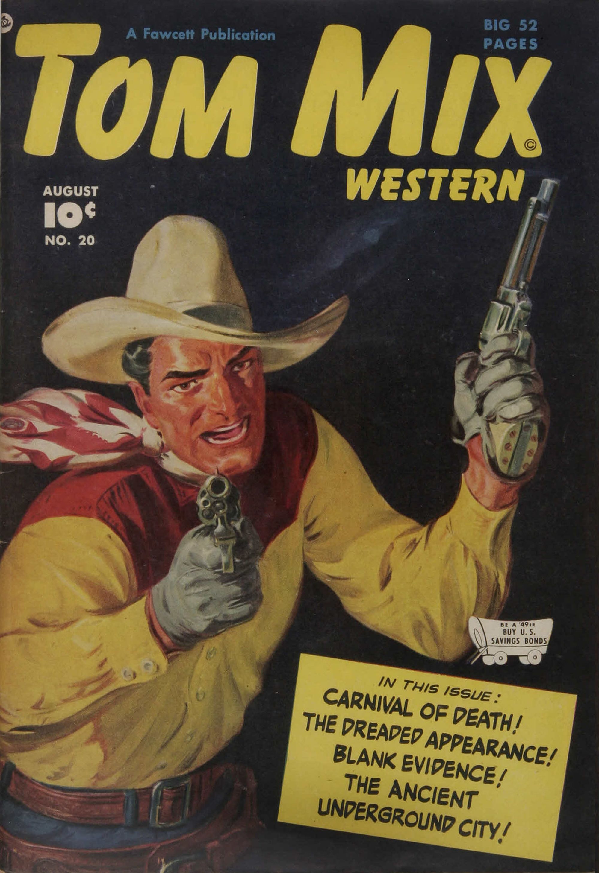 Read online Tom Mix Western (1948) comic -  Issue #20 - 1