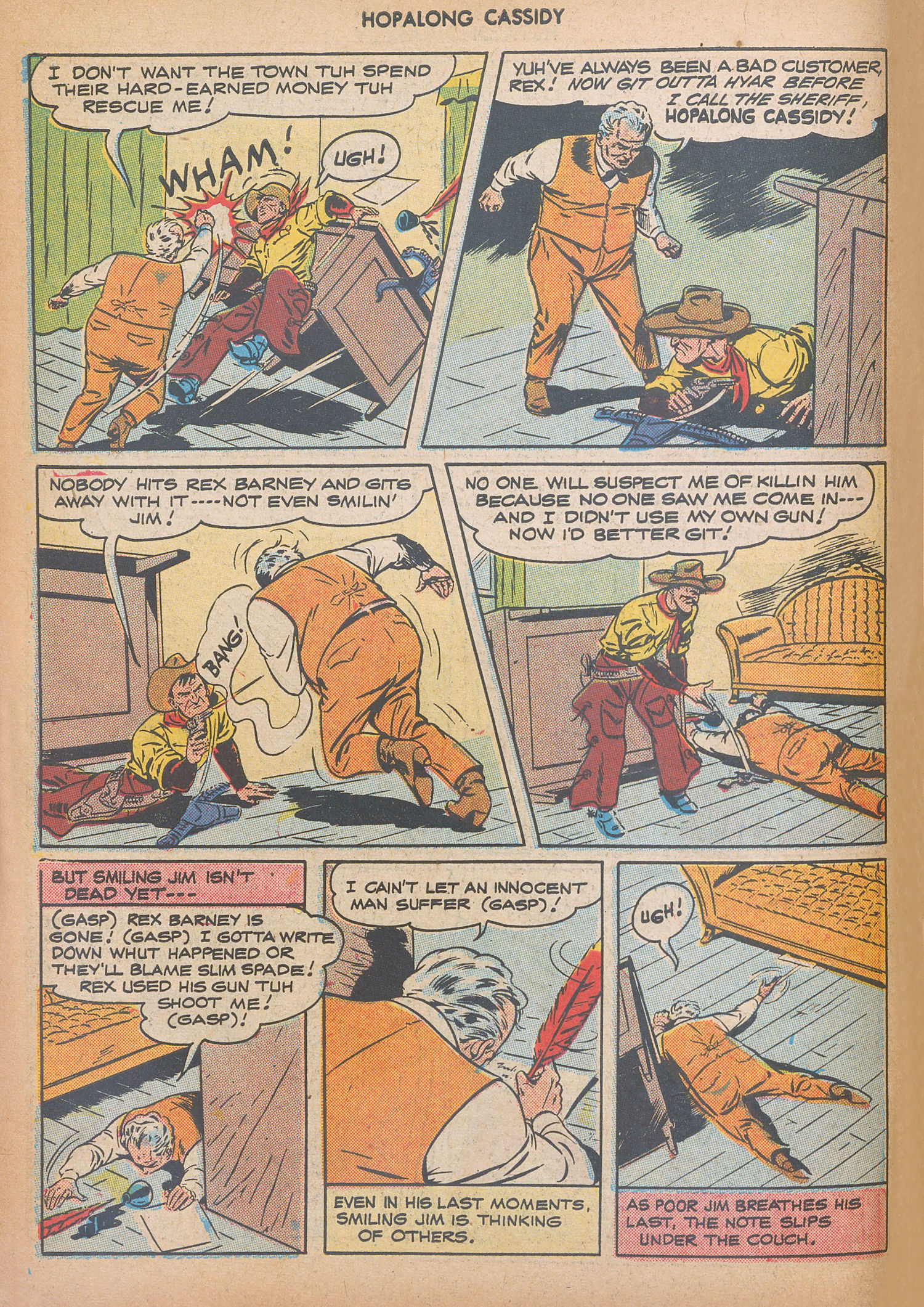 Read online Hopalong Cassidy comic -  Issue #17 - 6
