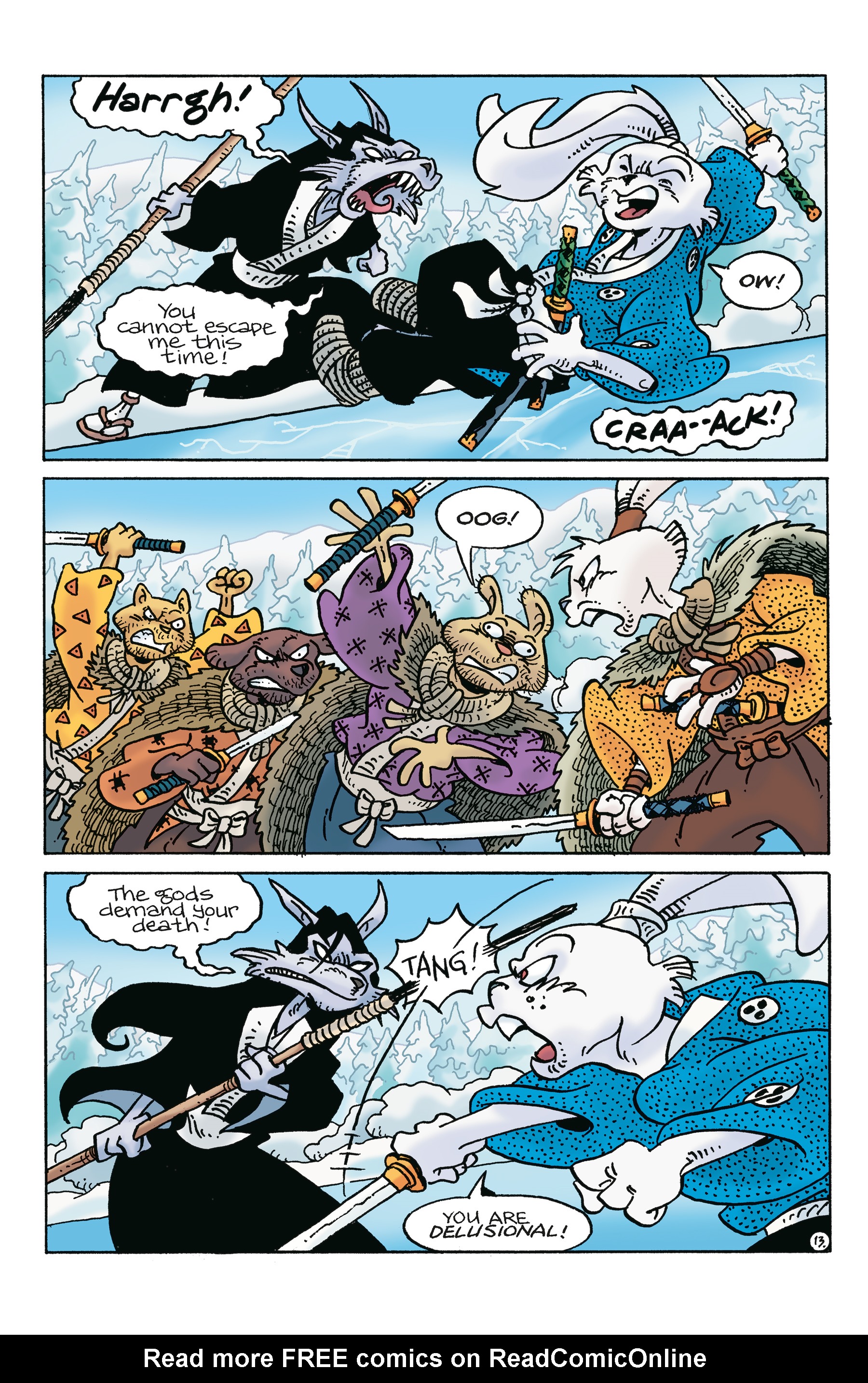 Read online Usagi Yojimbo: Ice and Snow comic -  Issue #4 - 15