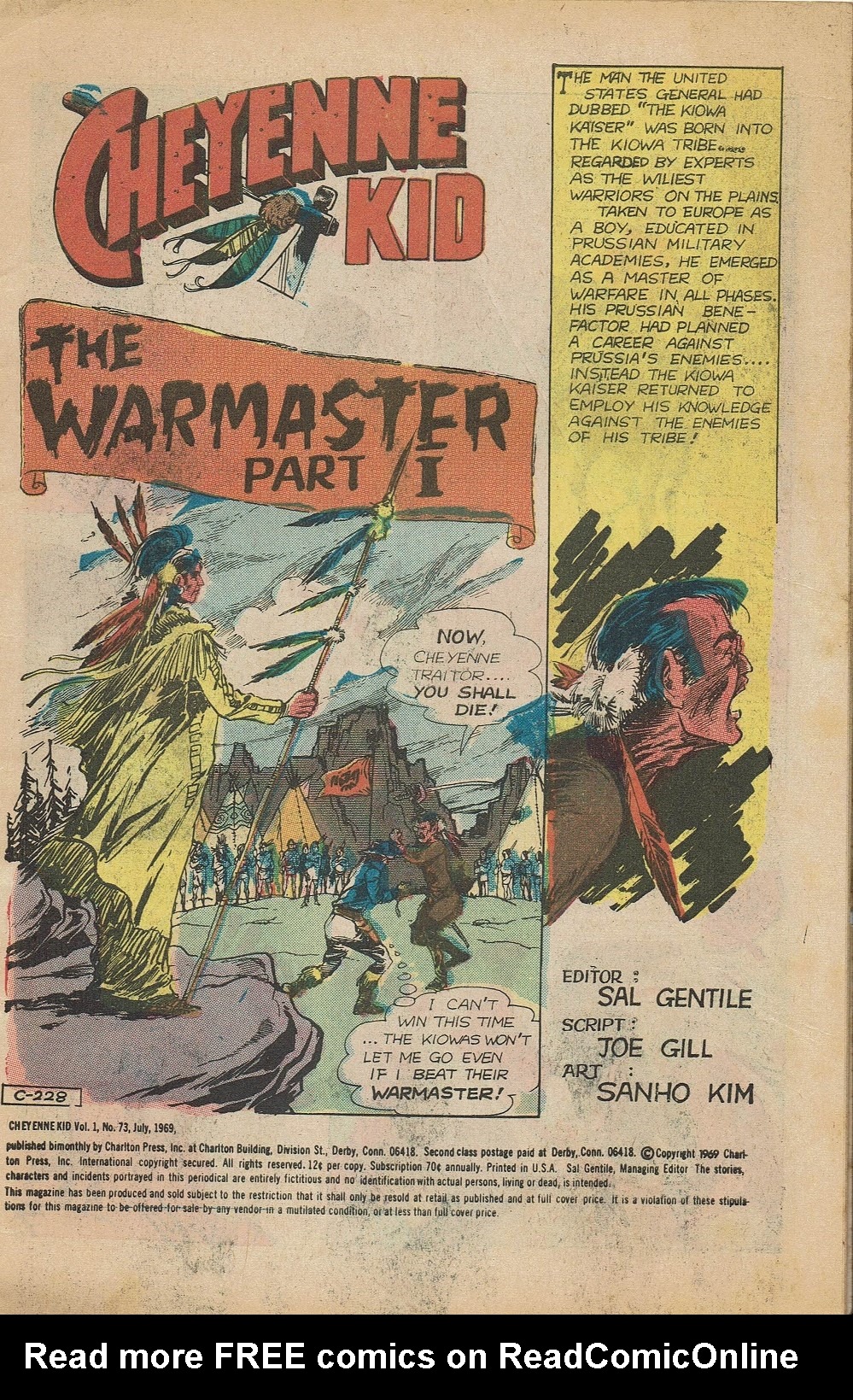 Read online Cheyenne Kid comic -  Issue #73 - 3