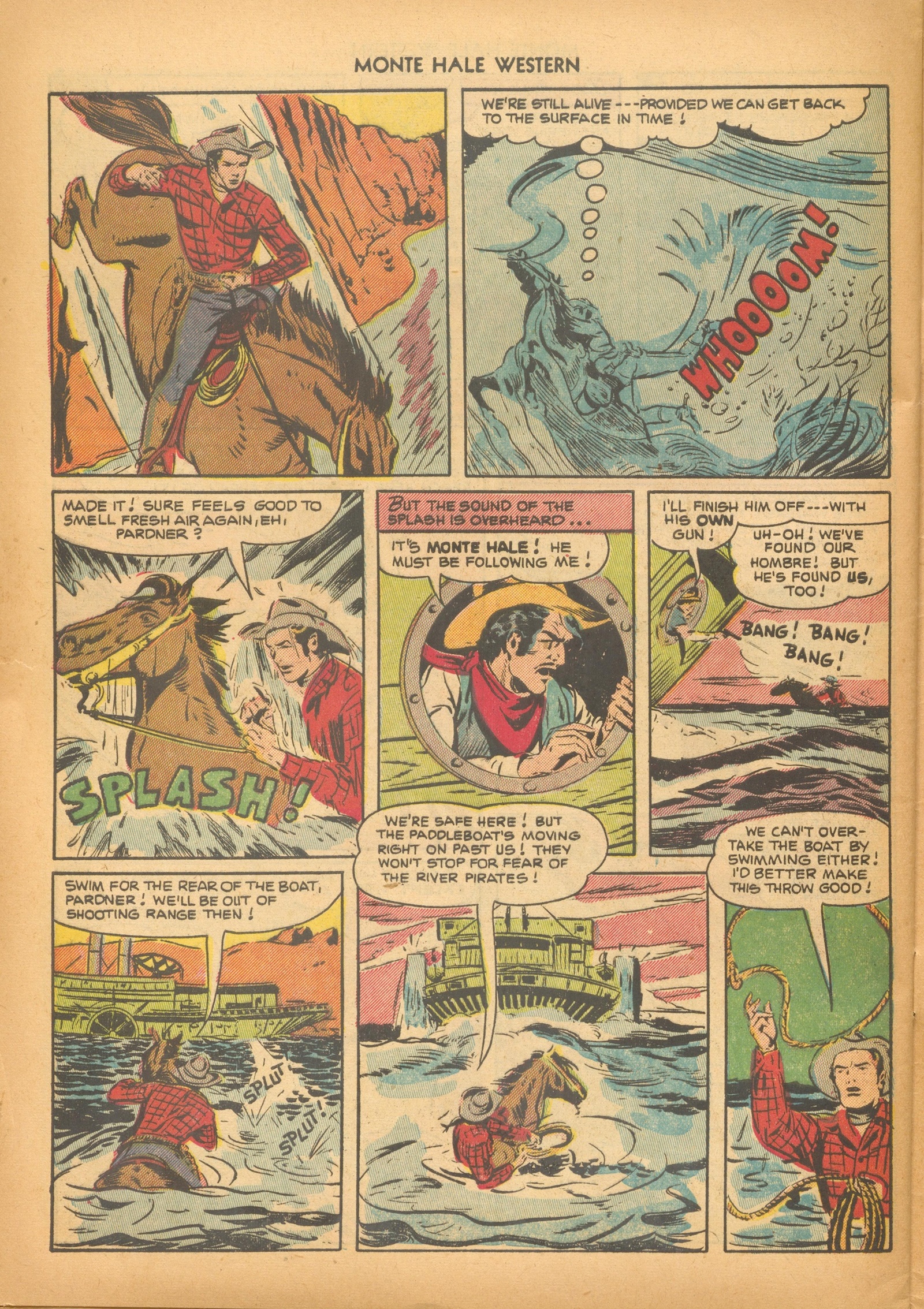 Read online Monte Hale Western comic -  Issue #75 - 32