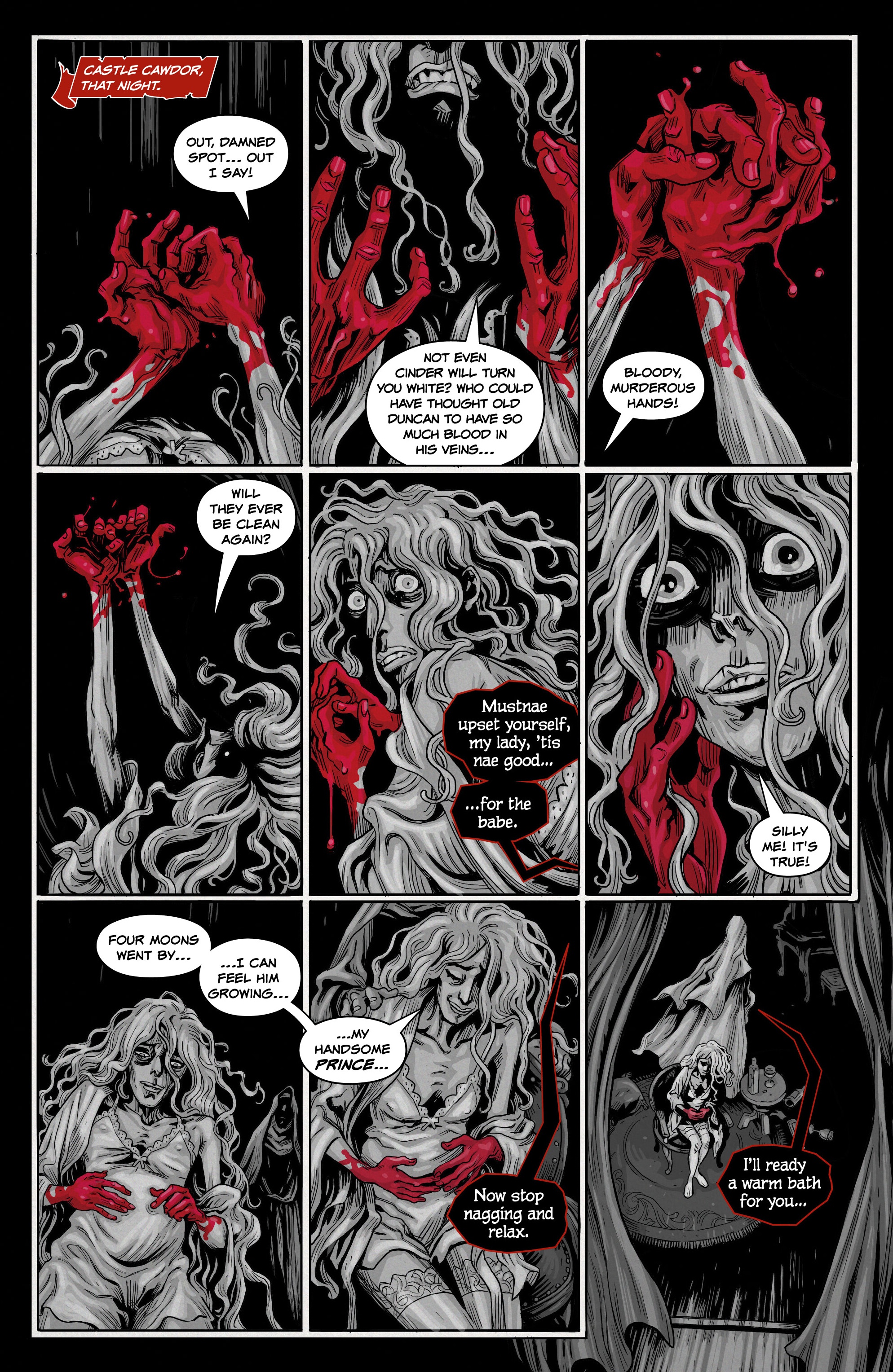 Read online Macbeth: A Tale of Horror comic -  Issue # TPB - 67