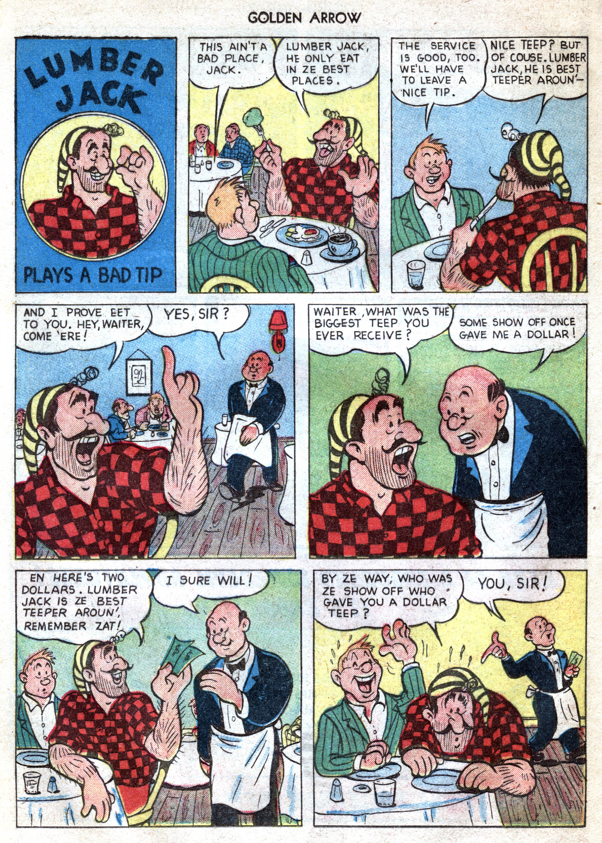 Read online Golden Arrow comic -  Issue #3 - 16